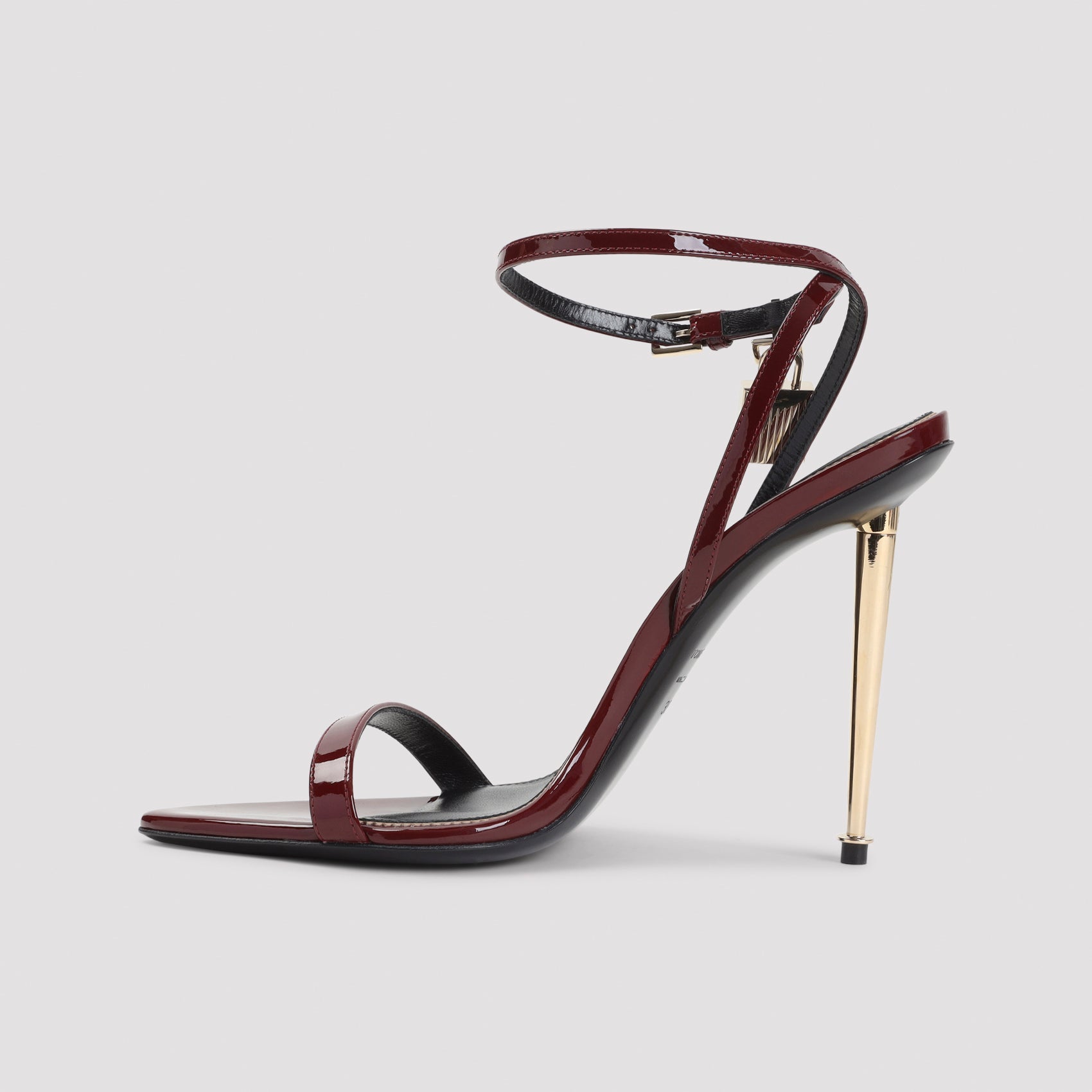 Tom Ford Patent Leather Pointy Naked Sandals Women