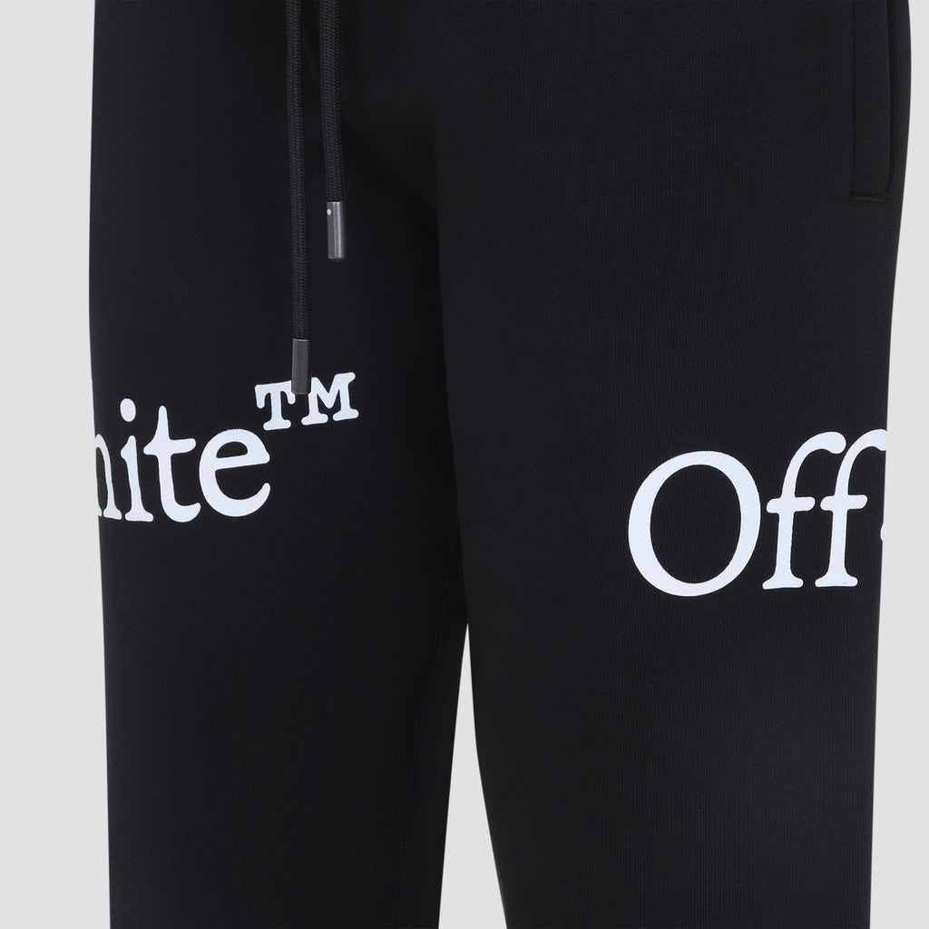 Off-White Bookish Scarf Cuffed Sweatpants Men