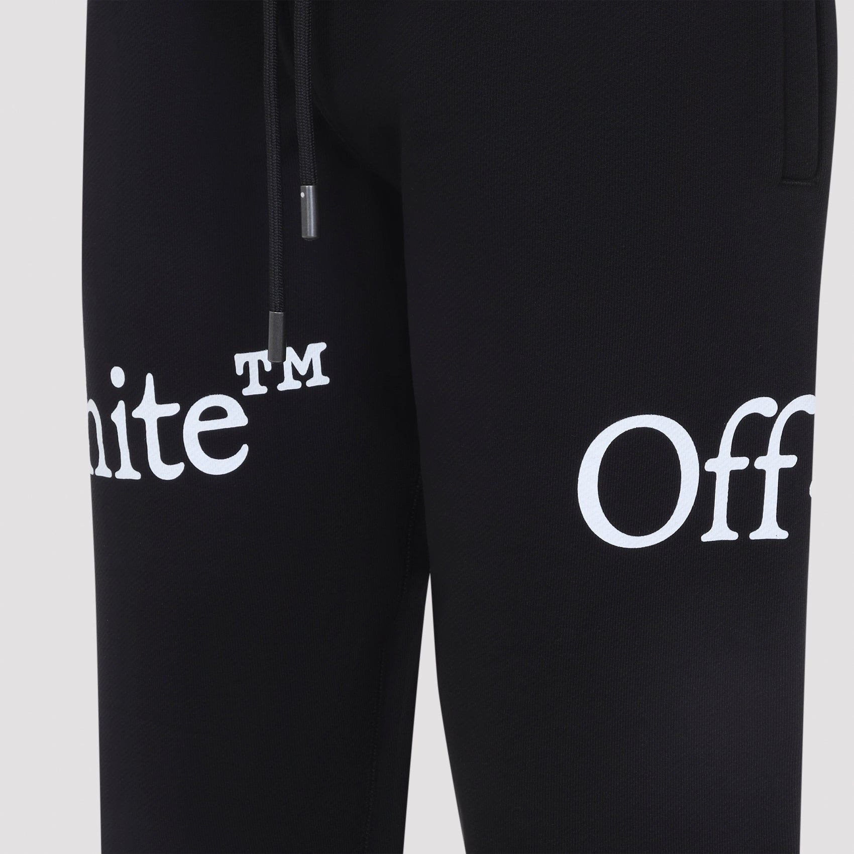 Off-White Bookish Scarf Cuffed Sweatpants Men