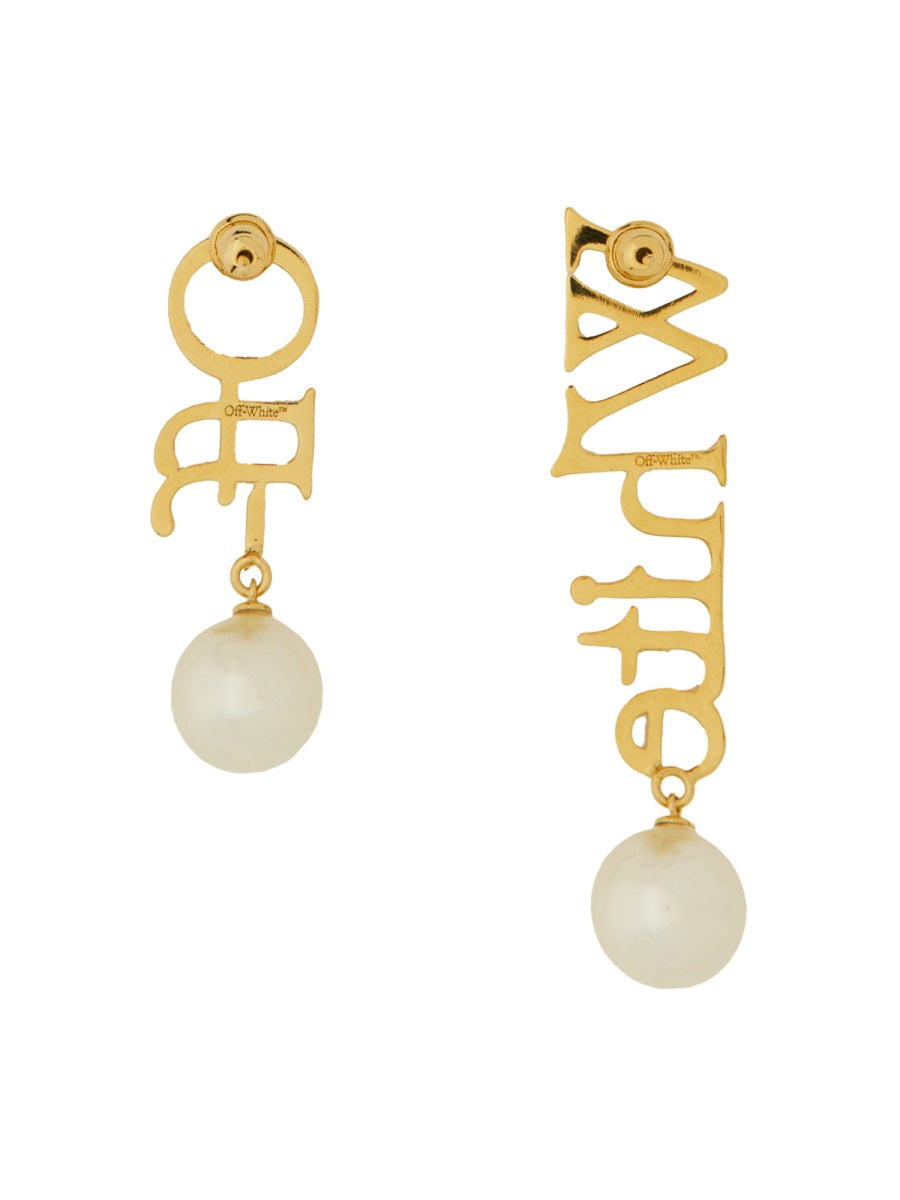 Off-White Women Orecchini Con Logo