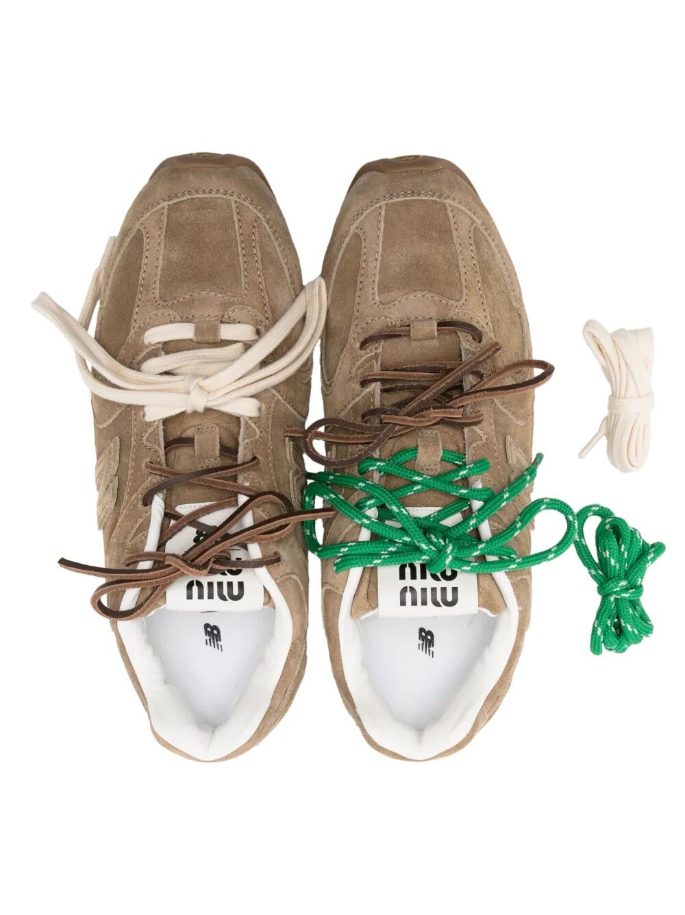 Miu Miu Women New Balance X Miu Miu 530 Sl Suede Sneakers