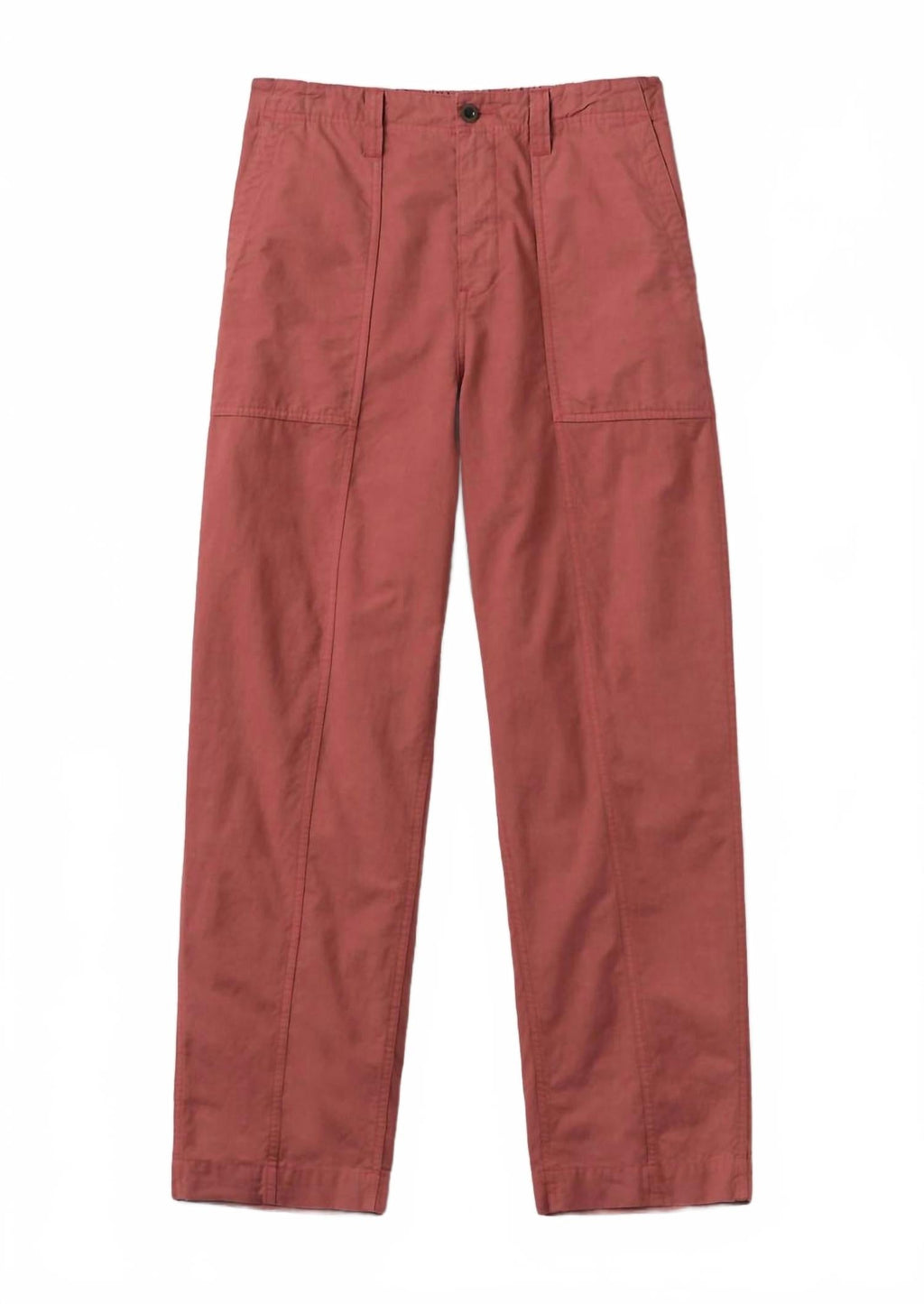 Workwear Trousers In Red Brick