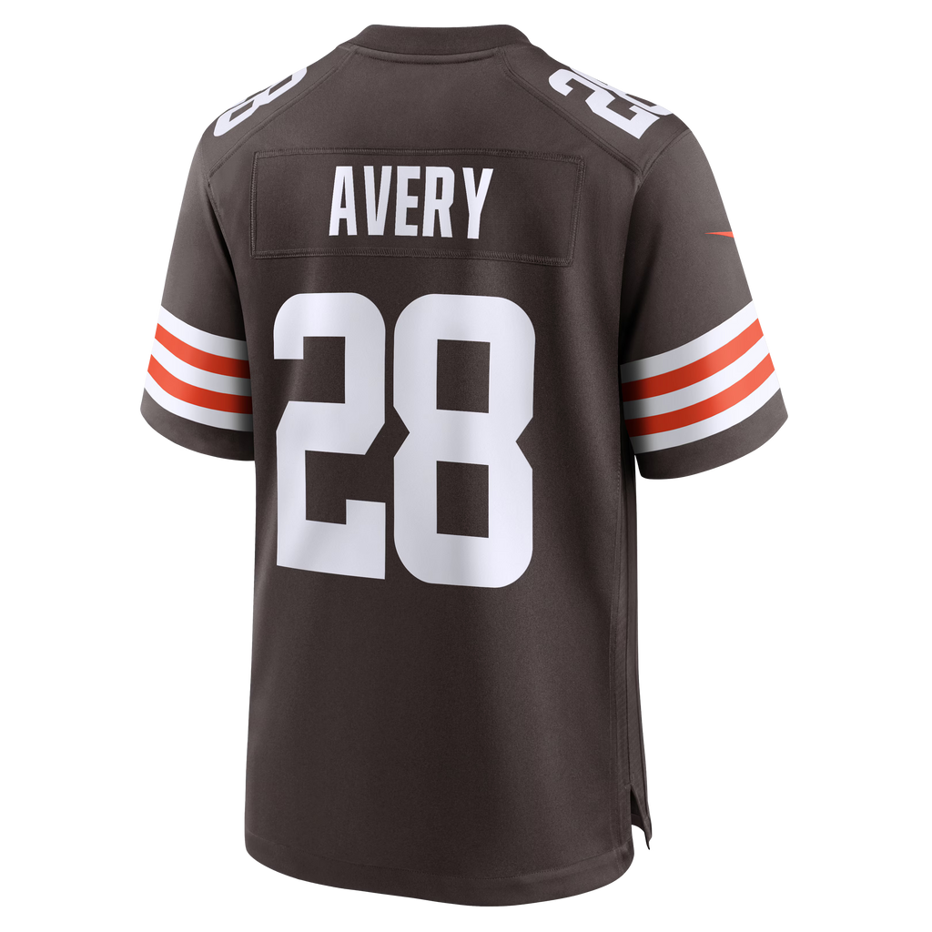 Cleveland Browns Tre Avery Brown Team Game Jersey