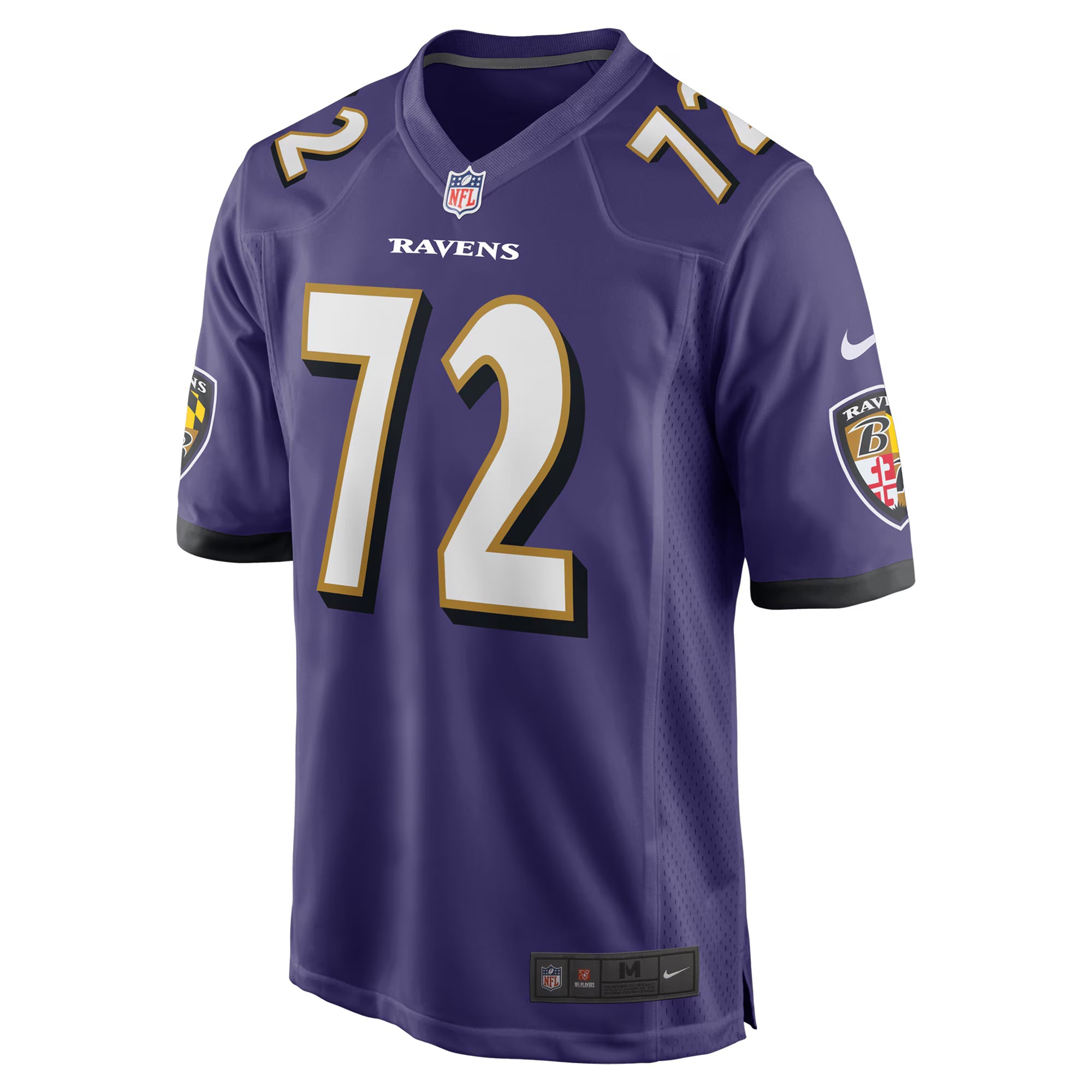 Baltimore Ravens Andrew Vorhees Purple Team Game Jersey