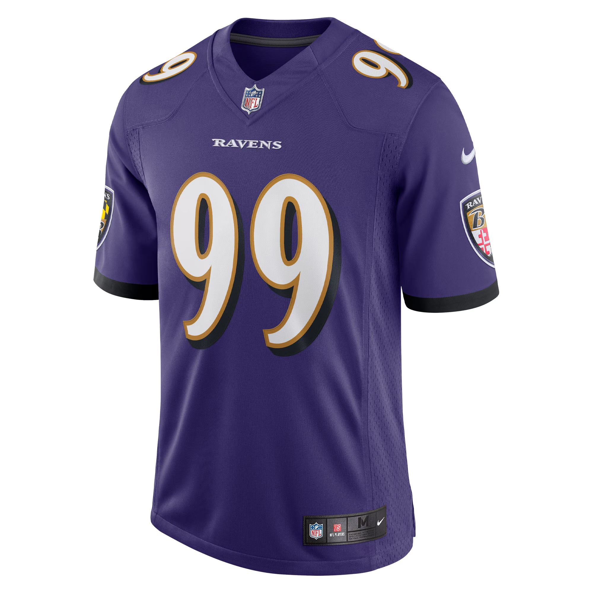 Baltimore Ravens Odafe Oweh Purple Vapor Limited Jersey
