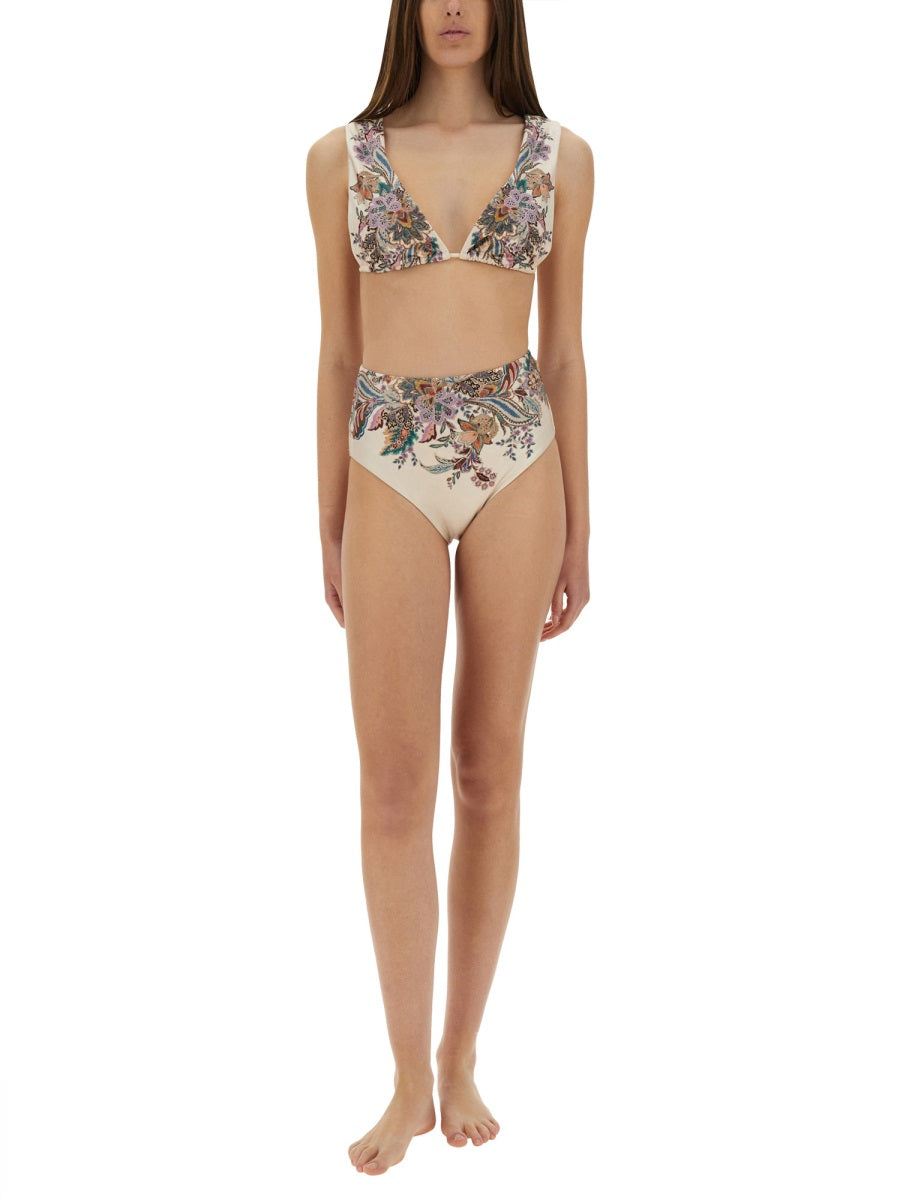 Zimmermann Women "Rhiannon" Wide Strap Bikini Swimsuit