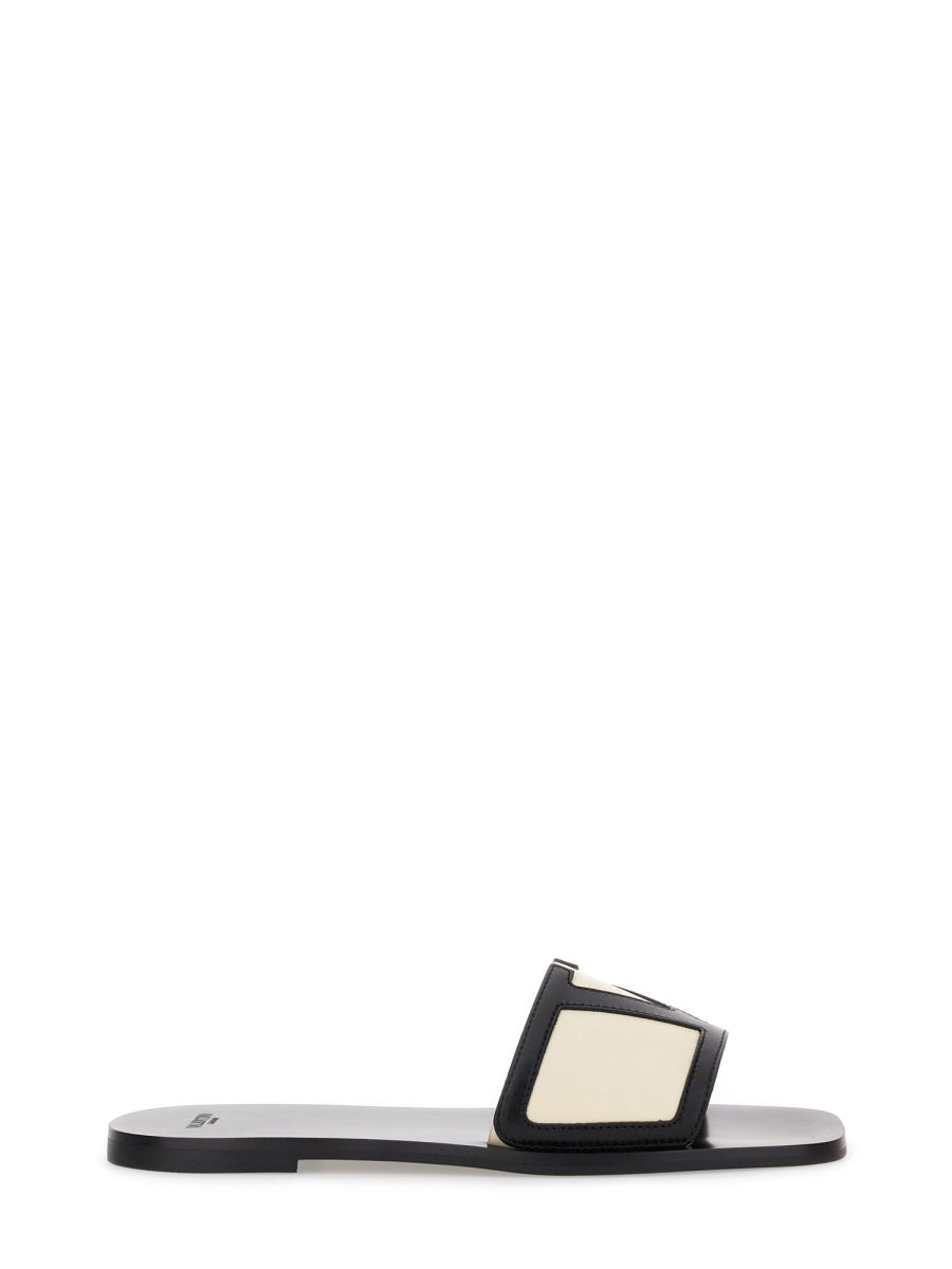 Valentino Garavani Women Viva Superstar Slide Sandal In Nappa Leather