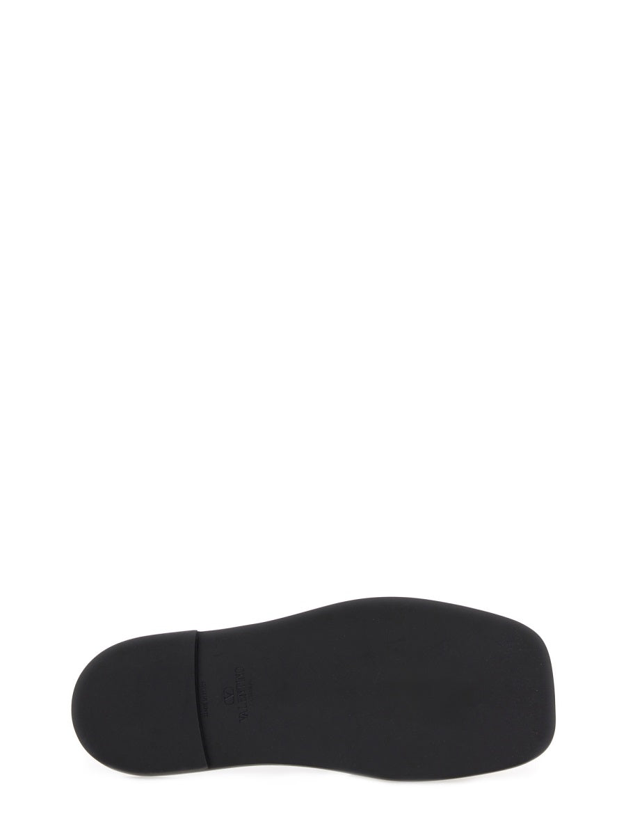 Valentino Garavani Women Viva Superstar Slide Sandal In Nappa Leather
