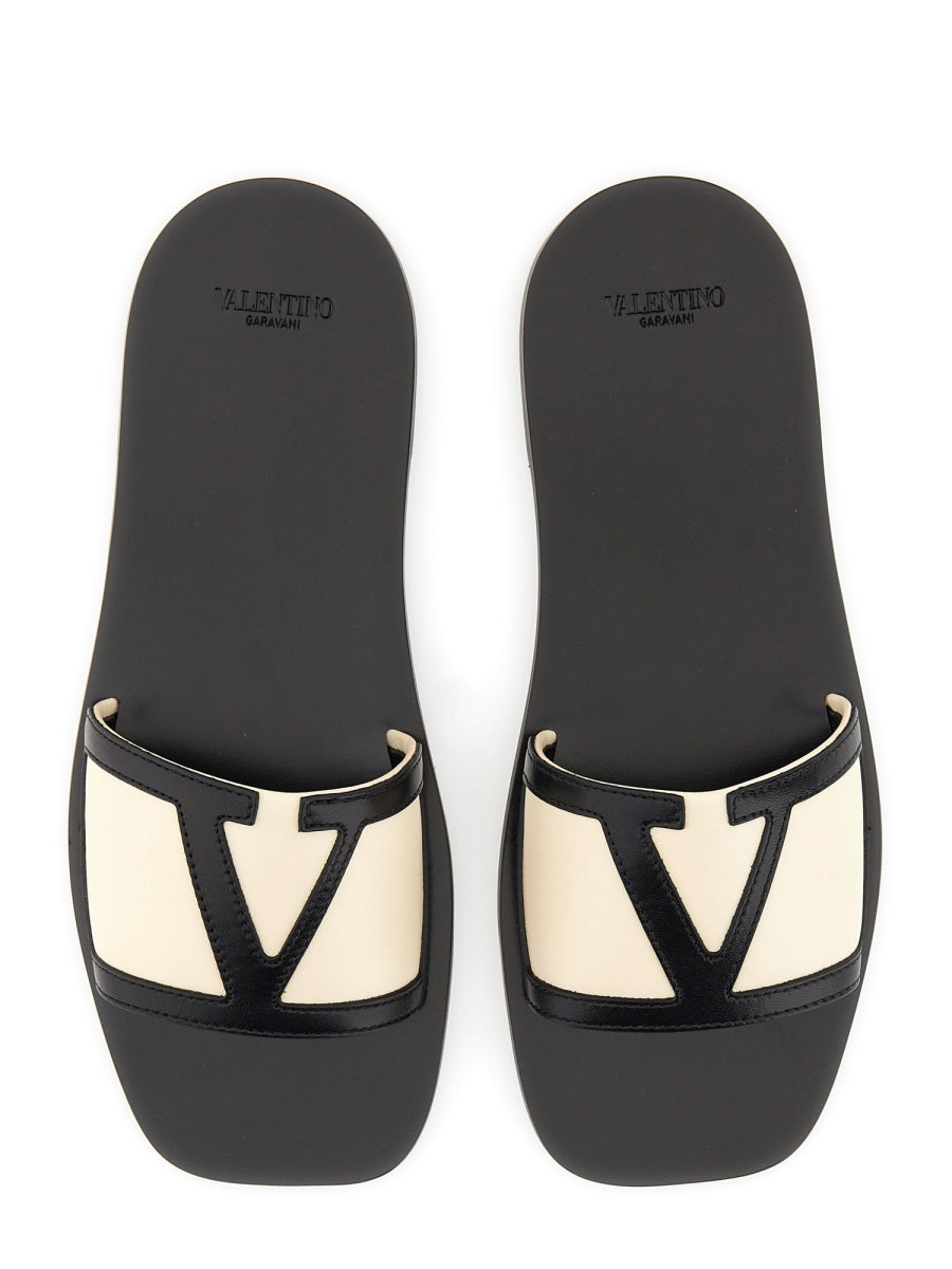 Valentino Garavani Women Viva Superstar Slide Sandal In Nappa Leather