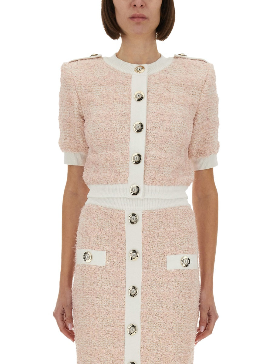 Balmain Women Tweed Cardigan