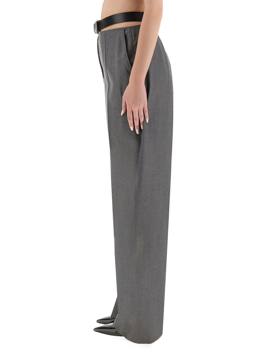 Stella Mccartney Women Flannel Pants With Belt