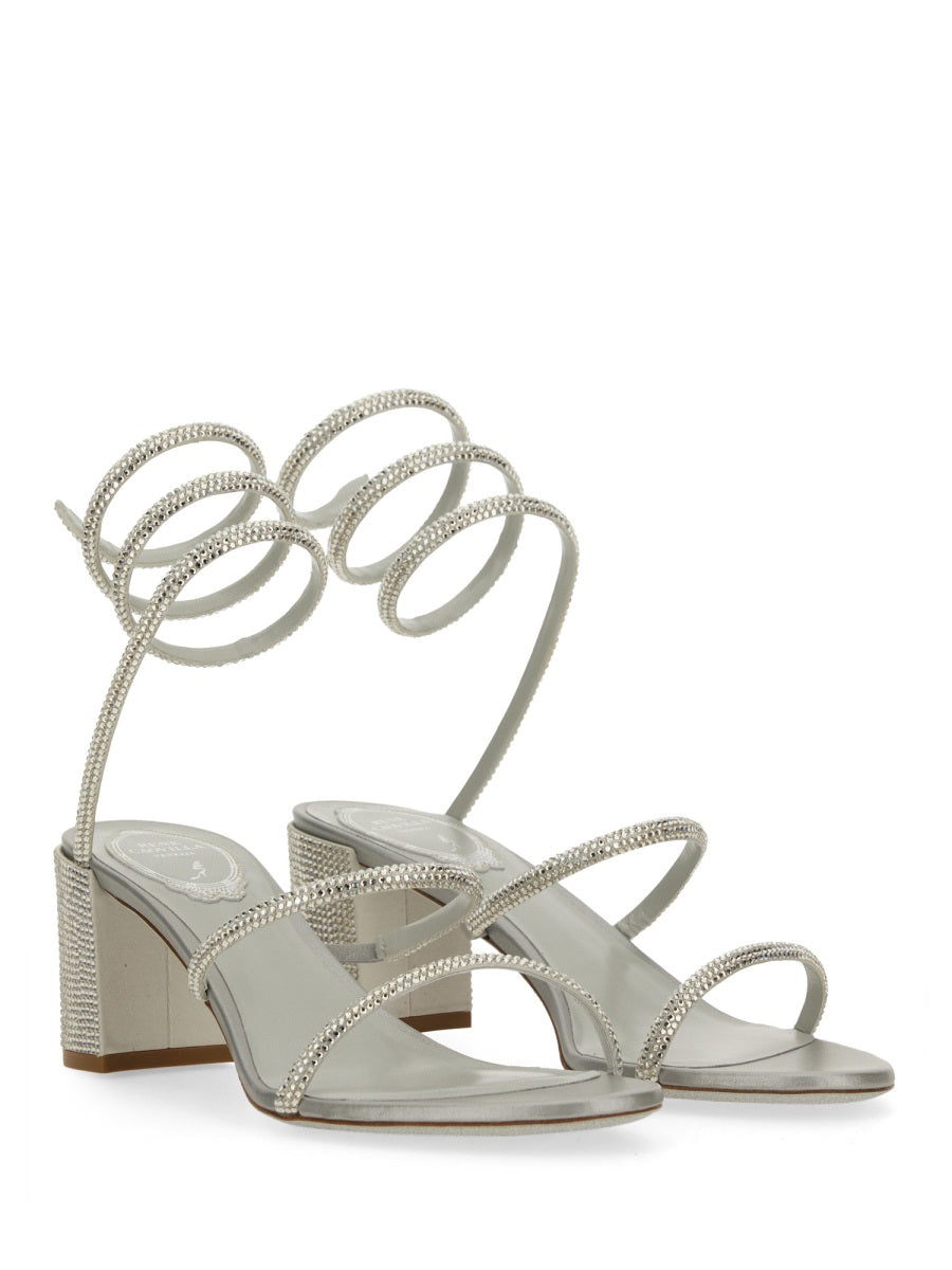 Rene Caovilla Women "Cleo" Sandal With Crystals