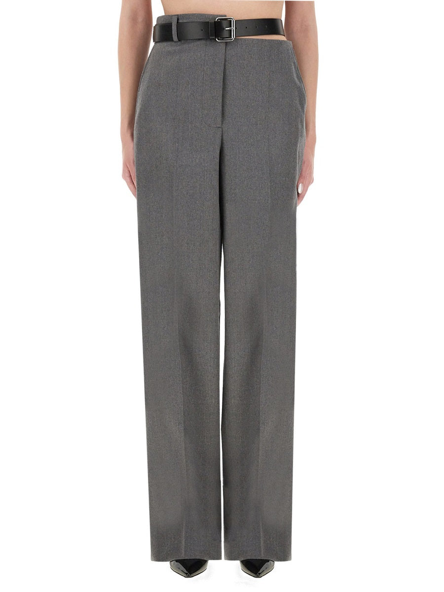 Stella Mccartney Women Flannel Pants With Belt