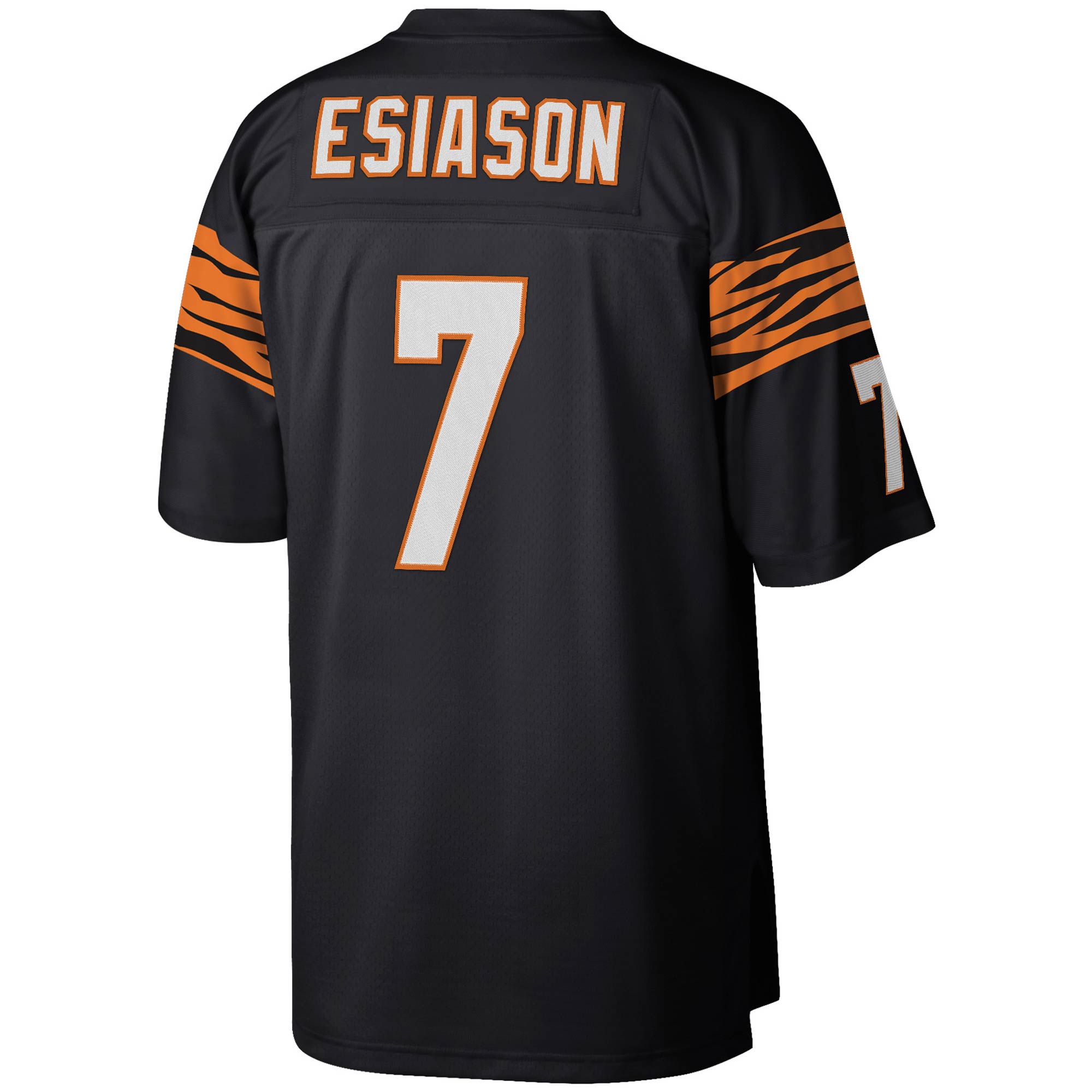 Cincinnati Bengals Boomer Esiason Mitchell & Ness Black Legacy Replica Jersey