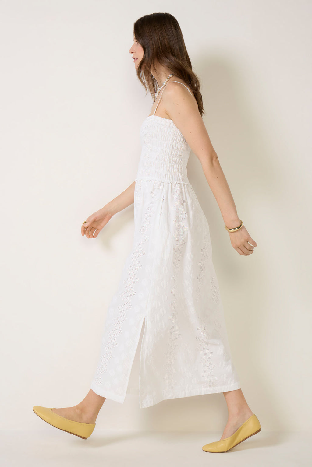 Women's Kyleah Geo Eyelet Dress