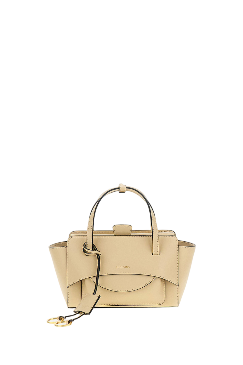 White Flap S Leather Crossbody Bag