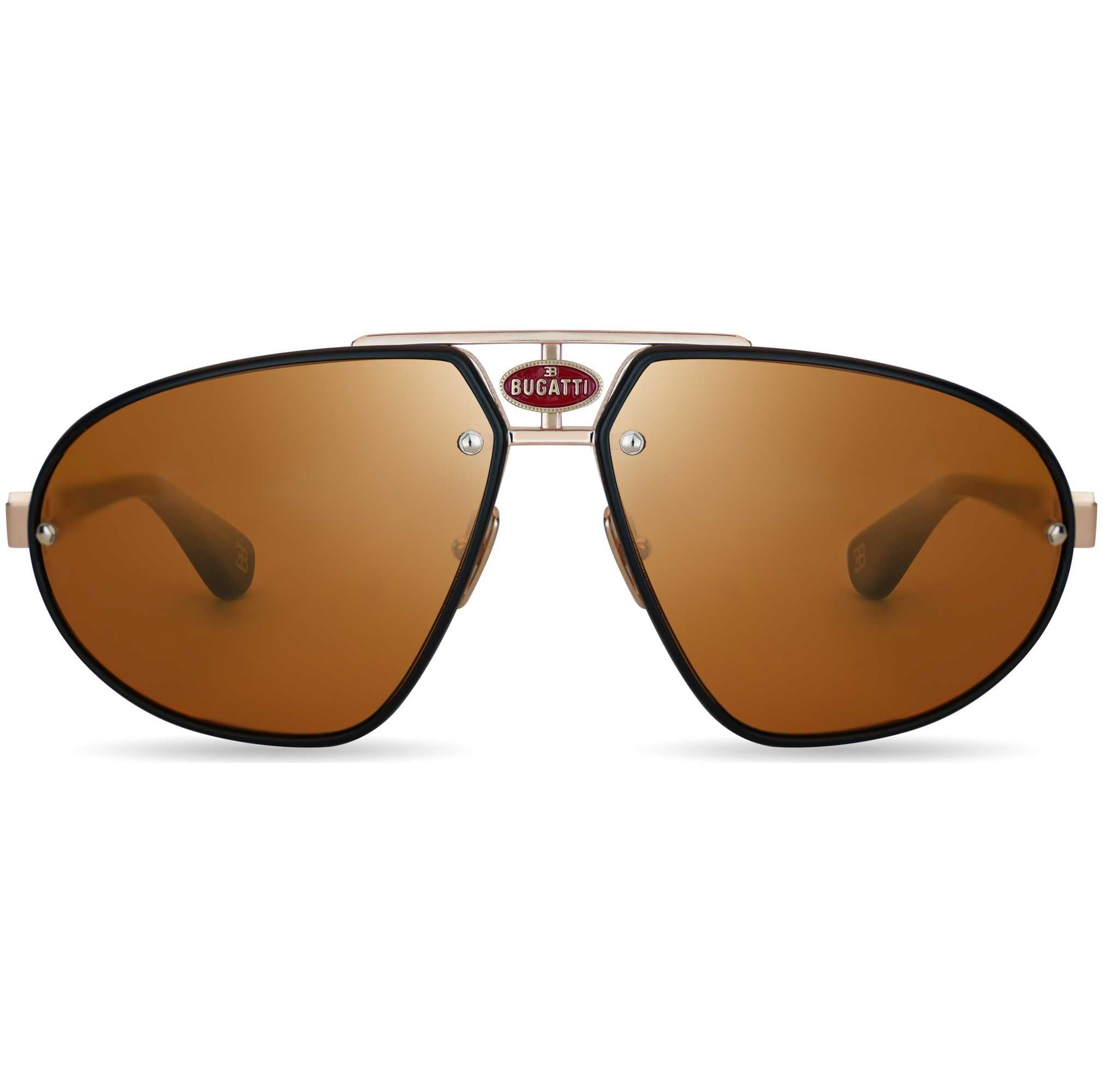 Bugatti Men's 63 mm Black Sunglasses