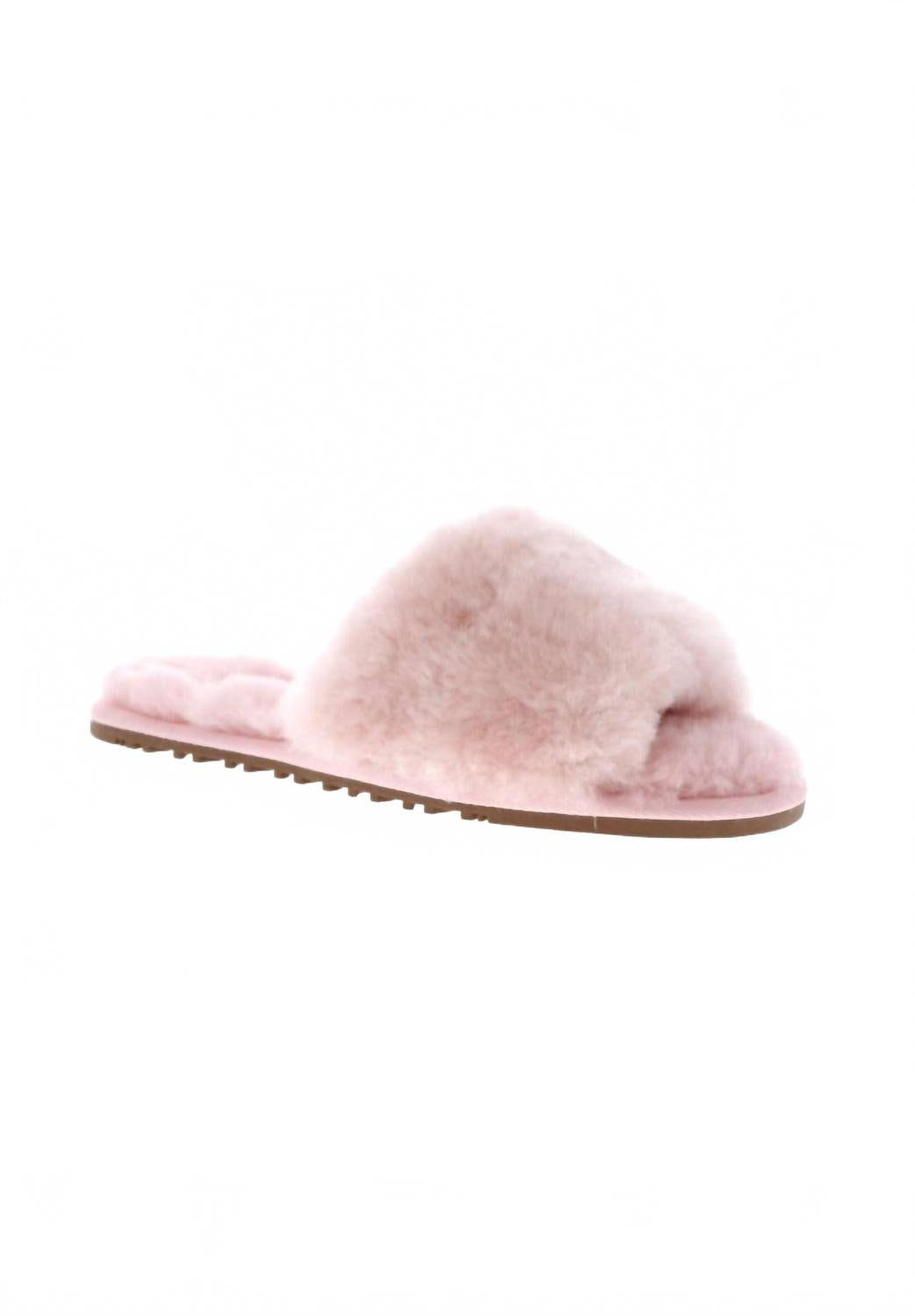 Women's Naomi Sheepskin Slide Sandal In Rose