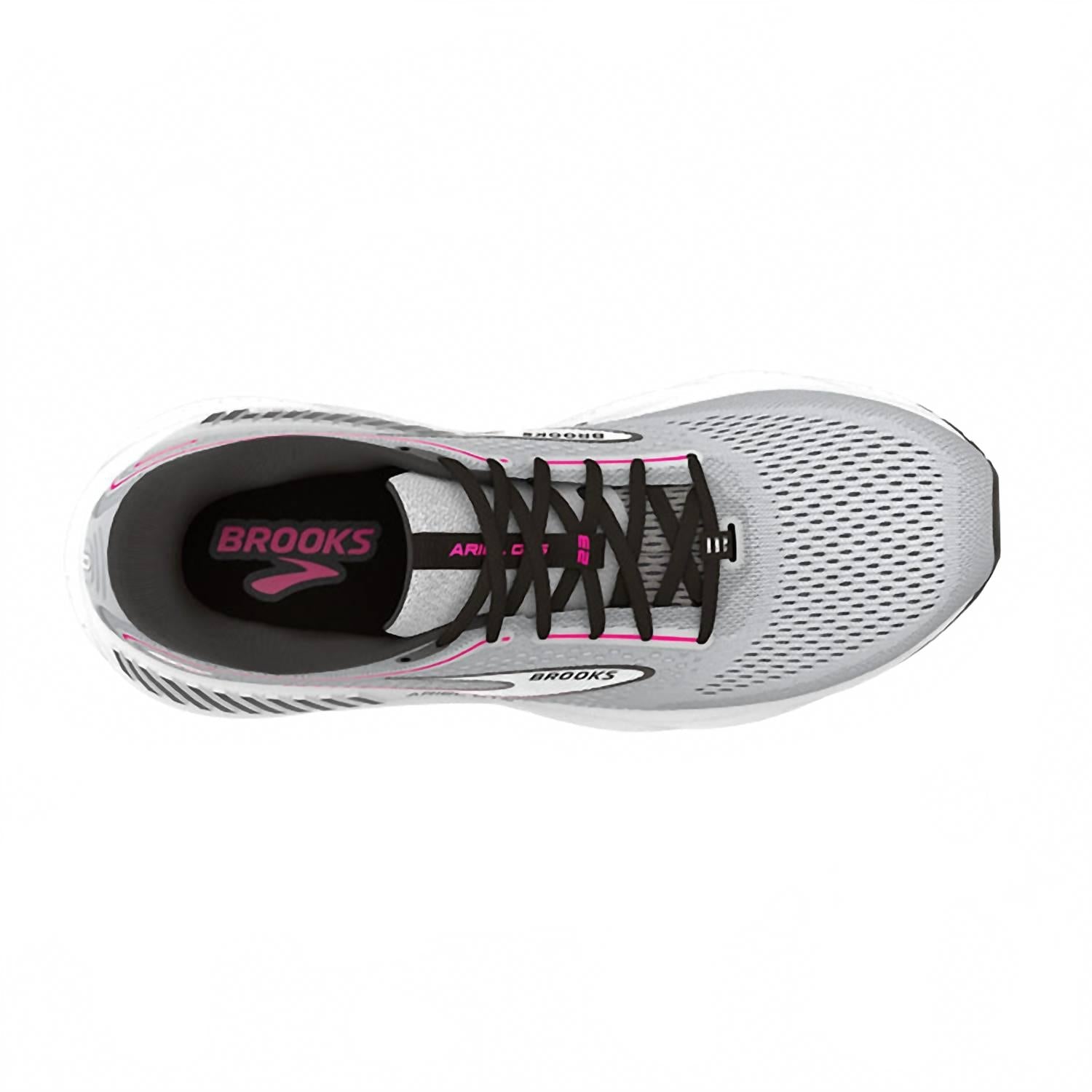 Women's Ariel Gts 23 Running Shoe In Grey/black/pink