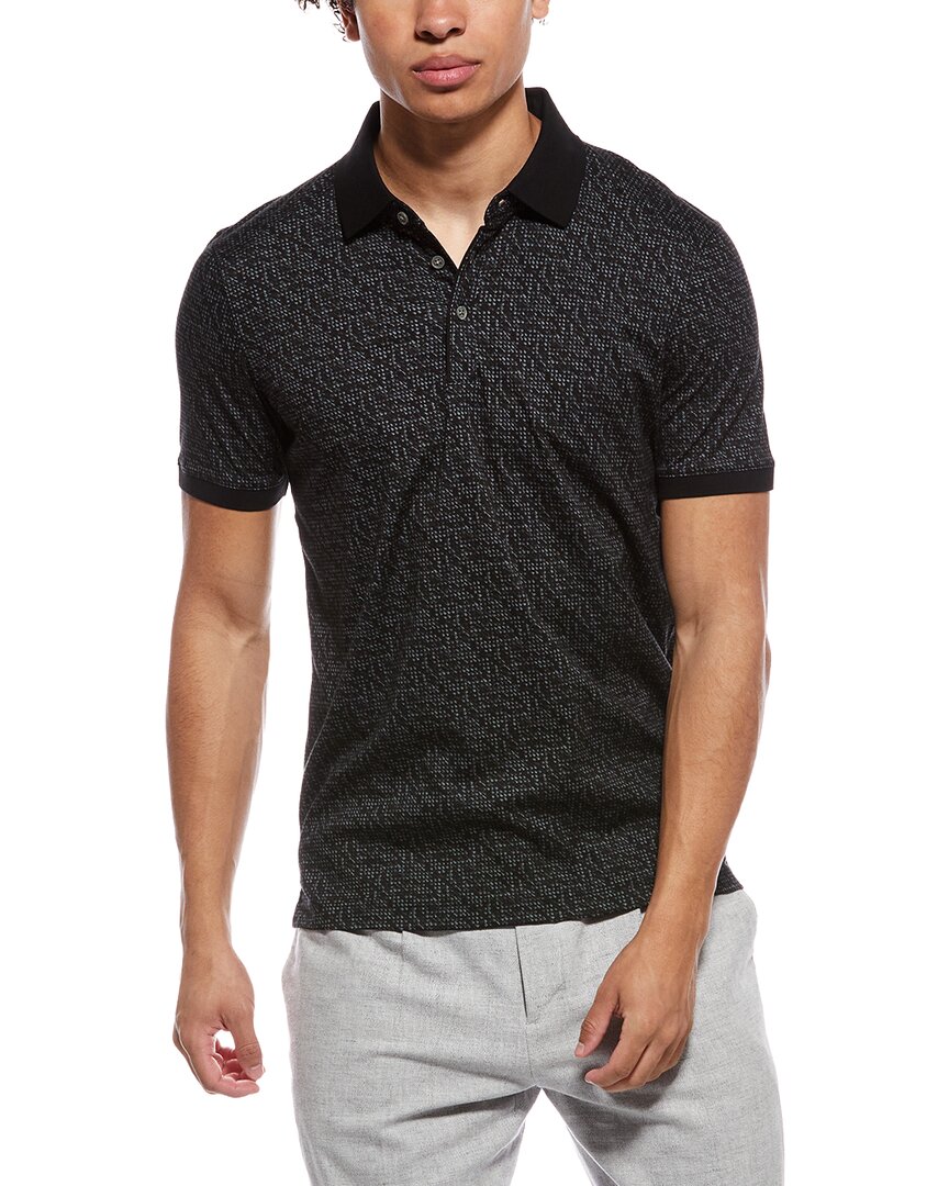 Raffi Brushed Dot Polo Shirt