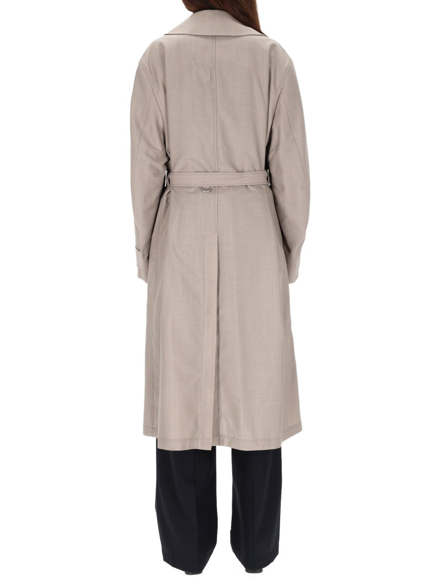 Lemaire Women Double-Breasted Trench Coat