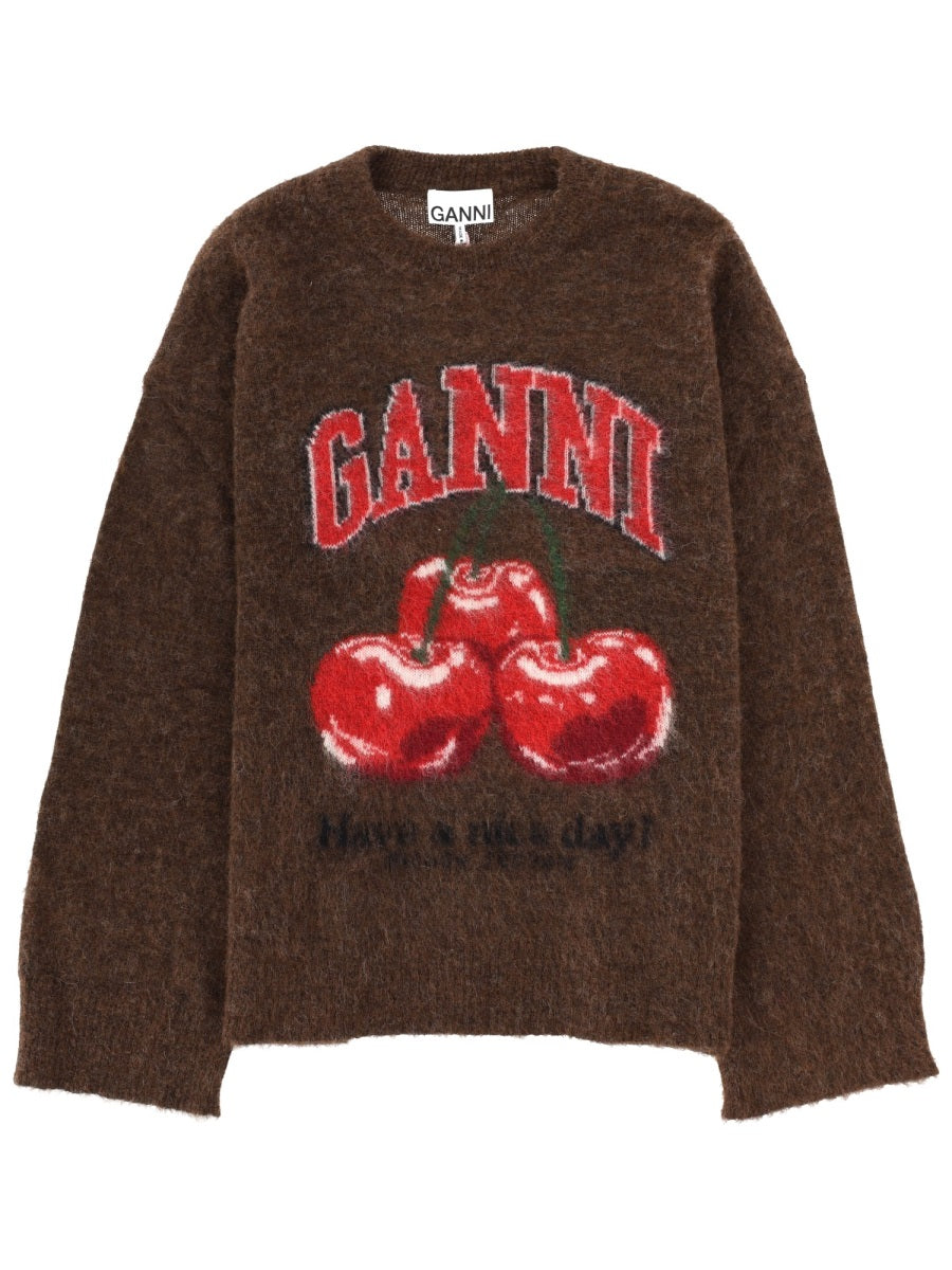 Ganni Women Wool Jersey.