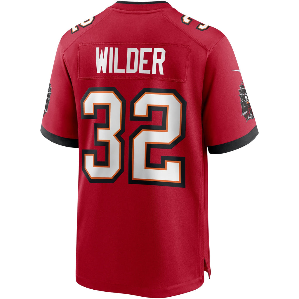 Tampa Bay Buccaneers James Wilder Red Game Retired Player Jersey