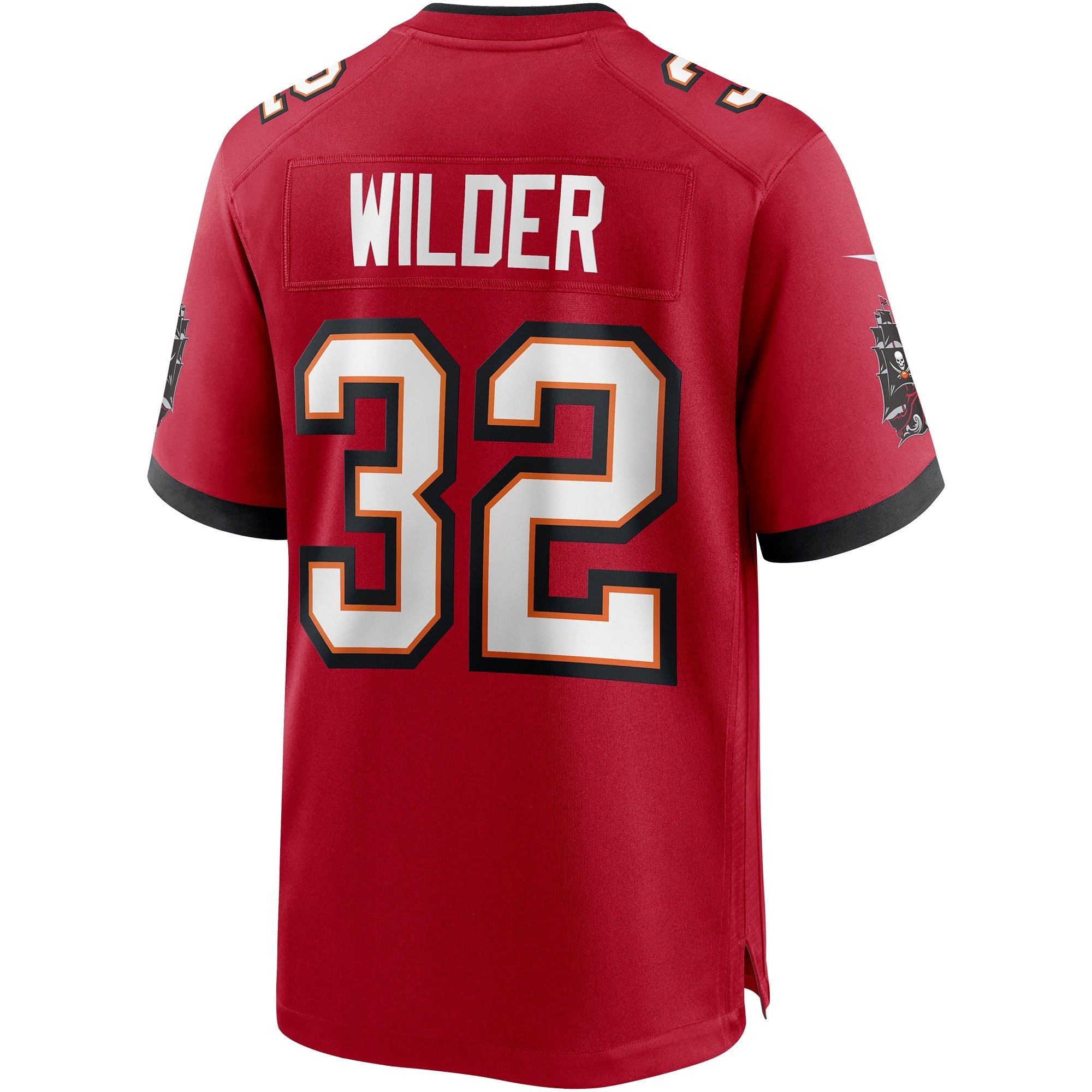 Tampa Bay Buccaneers James Wilder Red Game Retired Player Jersey
