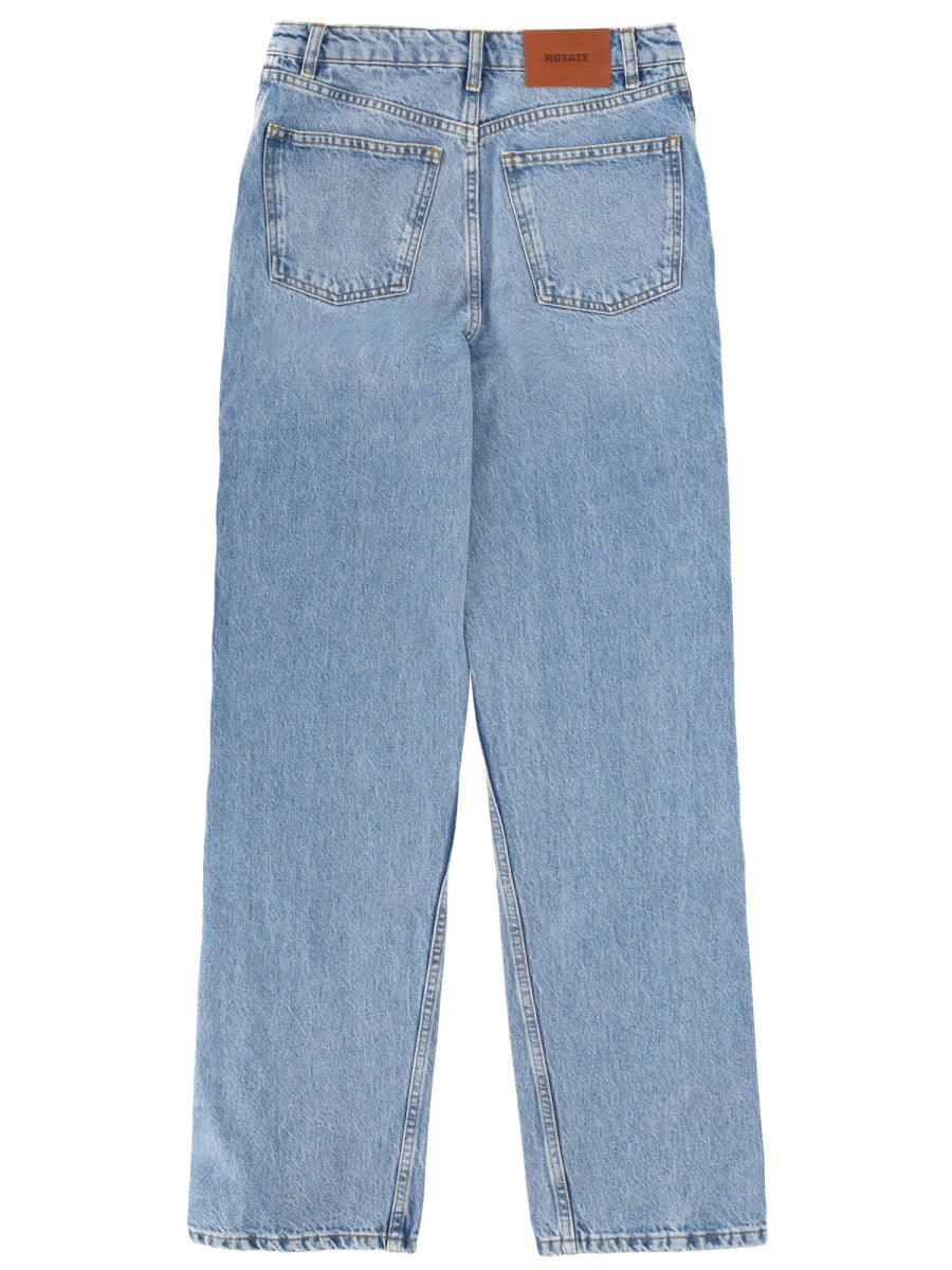 Rotate Women Jeans With Laces