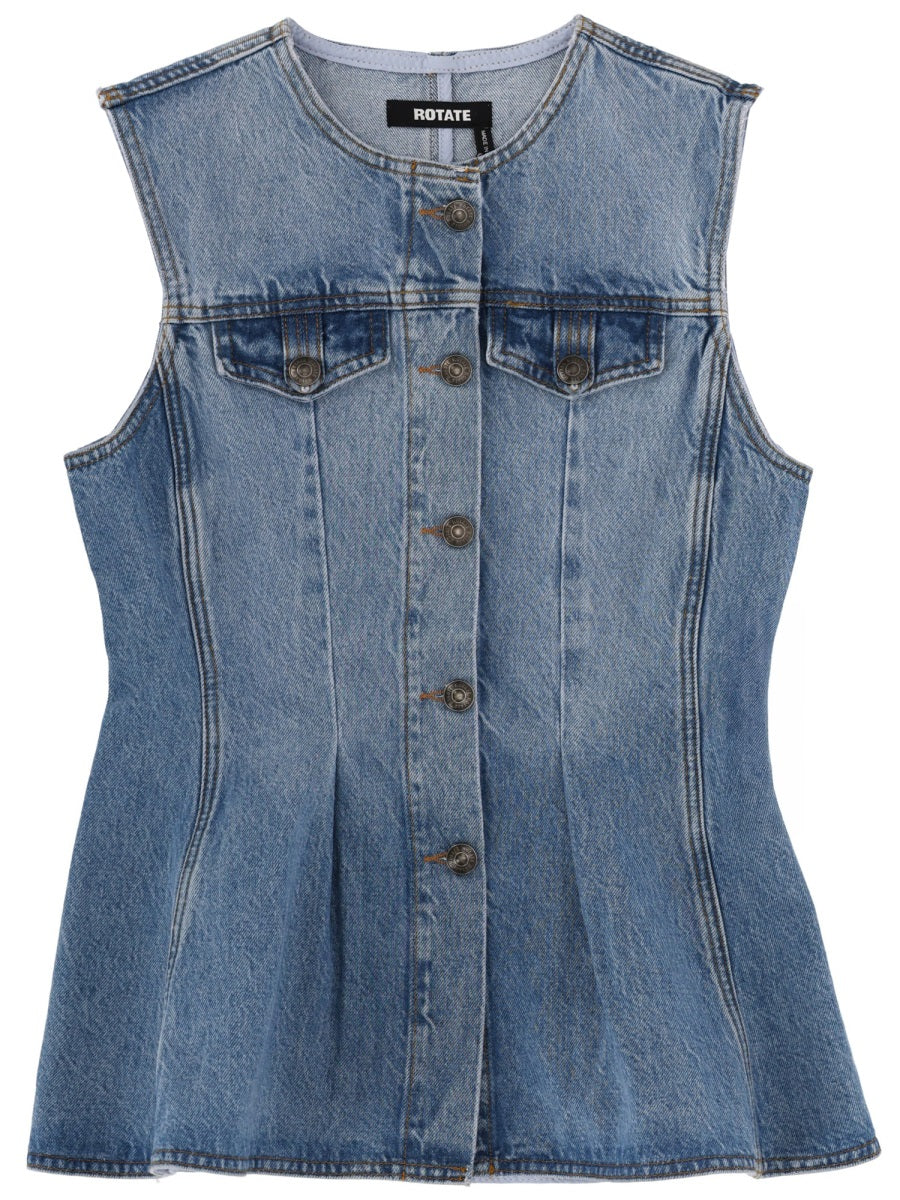 Rotate Women Denim Top