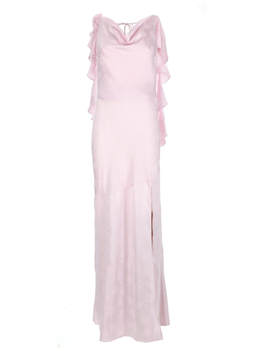 Rotate Women Long "Waterfall" Dress