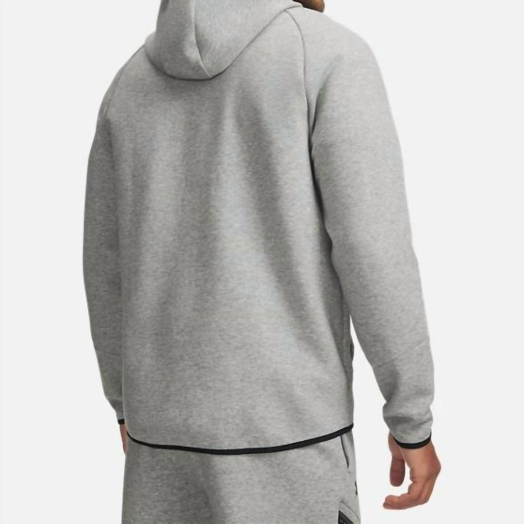 Unstoppable Fleece Full Zip Hoodie In Mod Gray