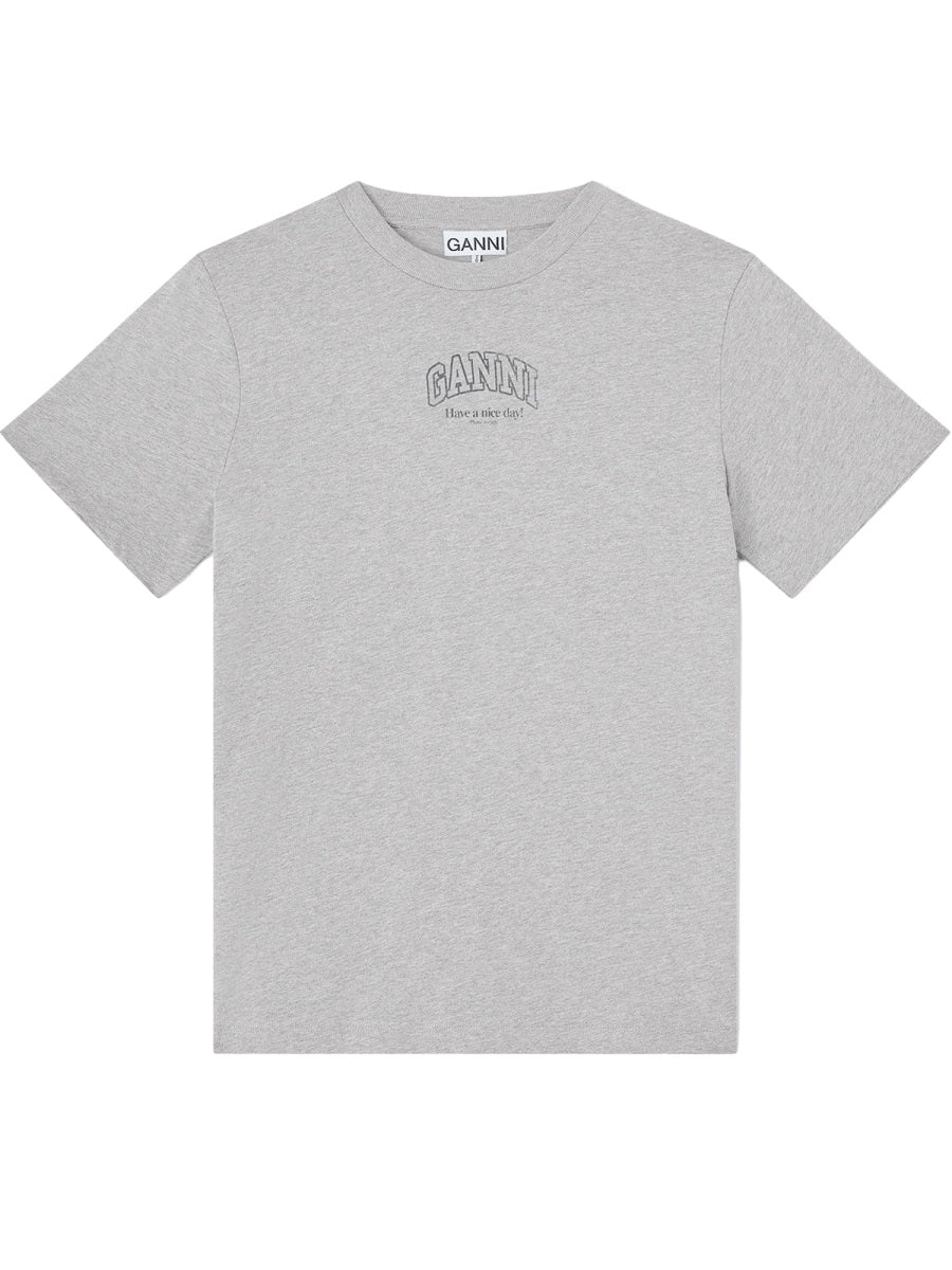 Ganni Women T-Shirt With Logo