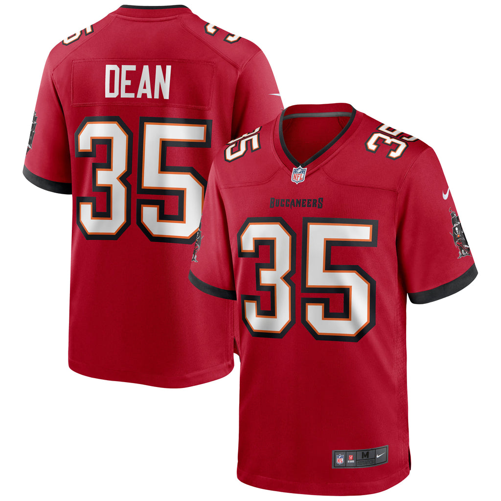 Tampa Bay Buccaneers Jamel Dean Red Game Jersey