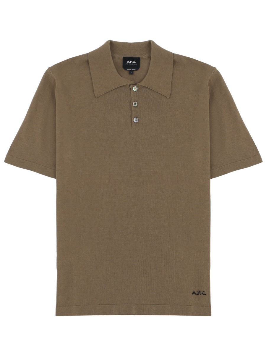 A.P.C. Men Polo With Logo