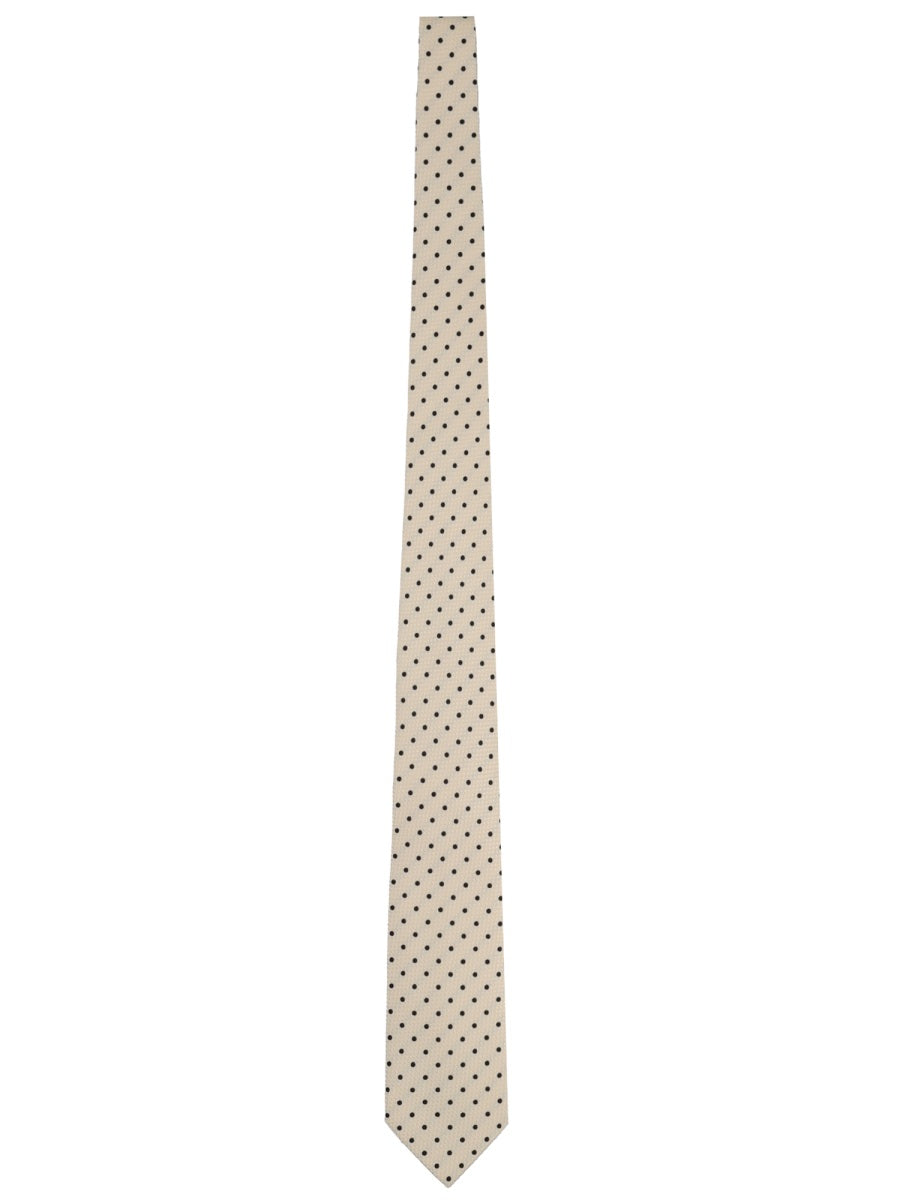 Tom Ford Men Printed Silk Tie