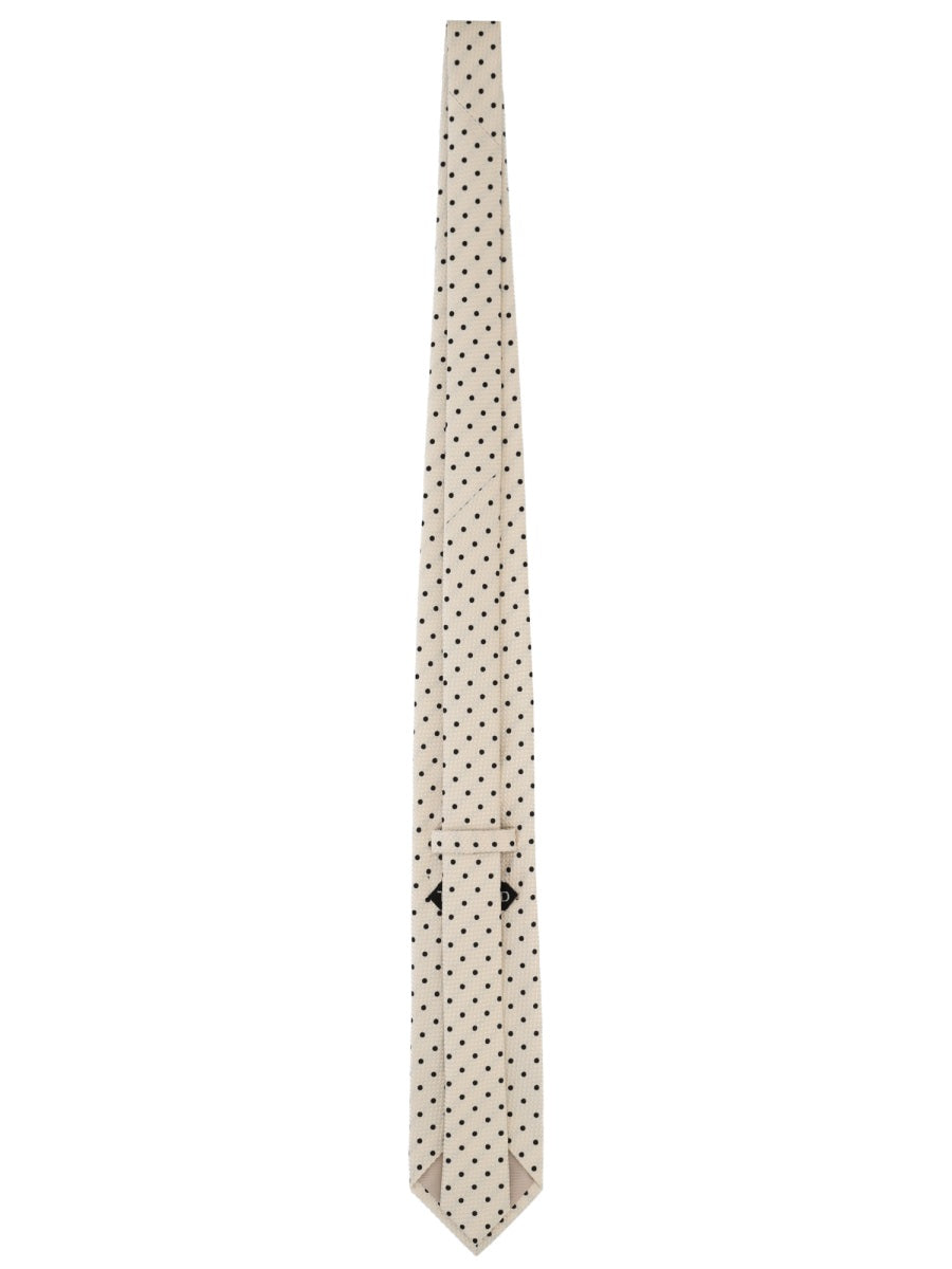 Tom Ford Men Printed Silk Tie