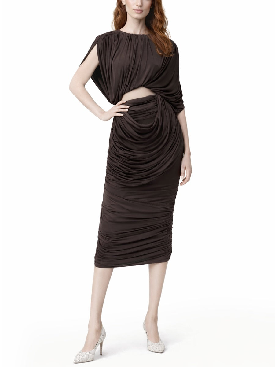 Magda Butrym Women Draped Cupro Top