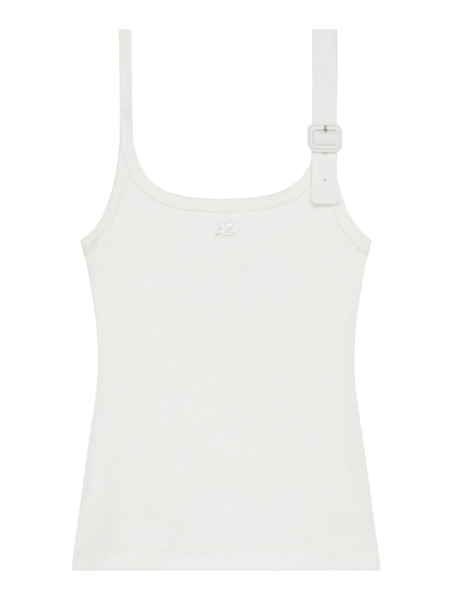 Courreges Women "90'S" Tank Top With Buckle