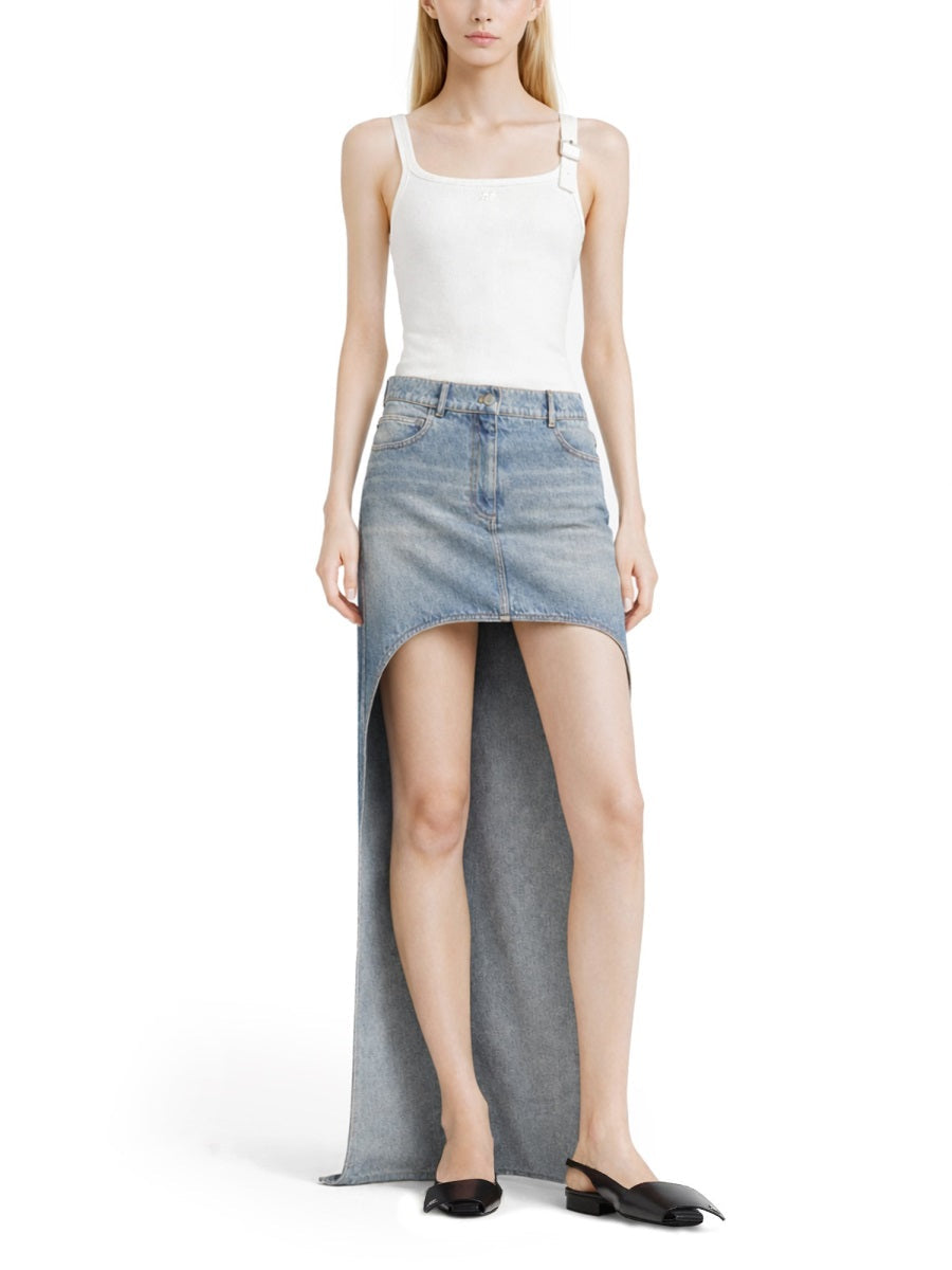 Courreges Women "90'S" Tank Top With Buckle