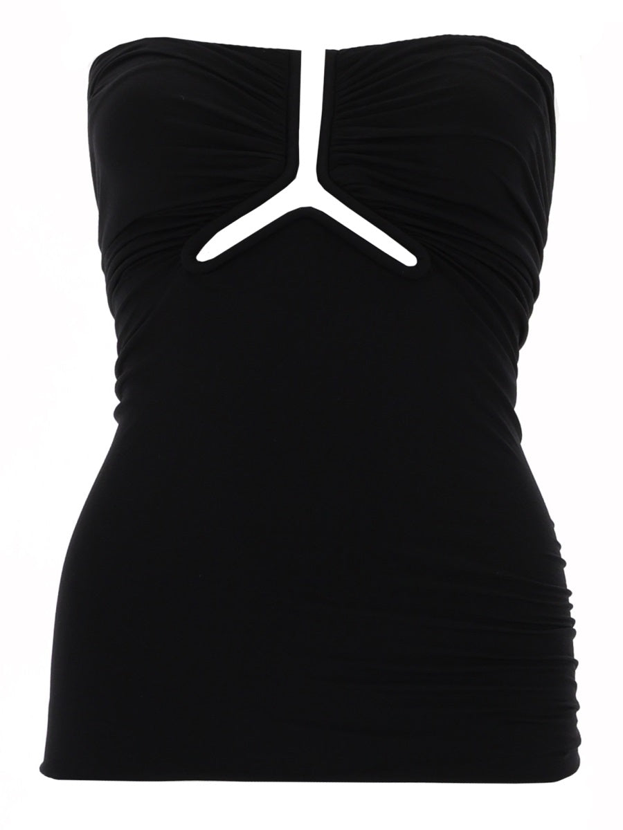 Rick Owens Women "Alannah Prong Bustier" Top