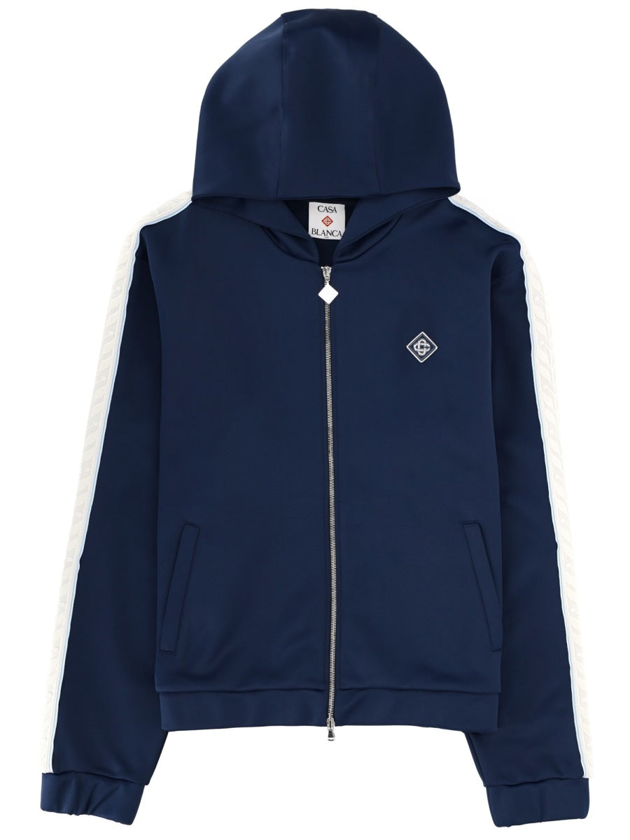 Casablanca Men Zipper Hoodie