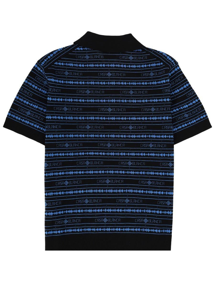 Casablanca Men Polo "Sound Wave"