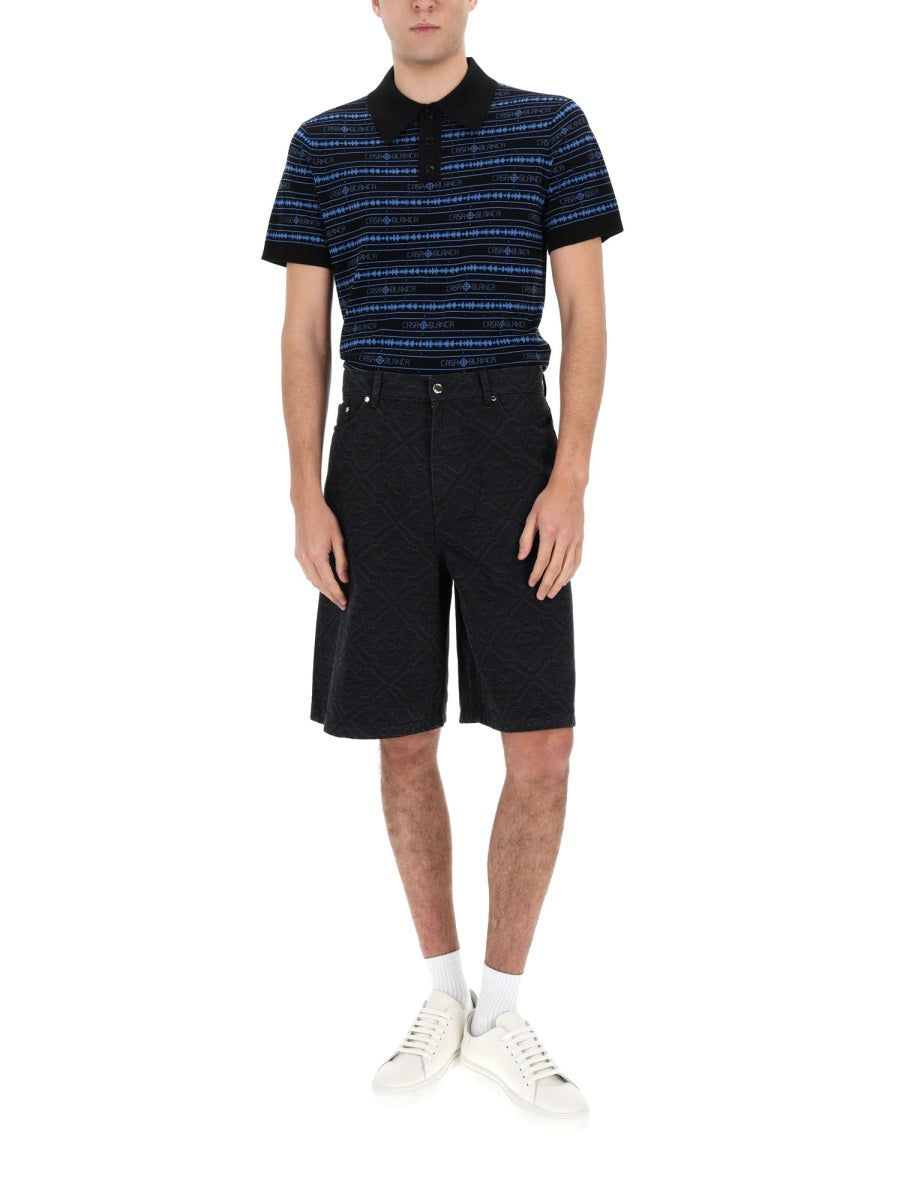 Casablanca Men Polo "Sound Wave"