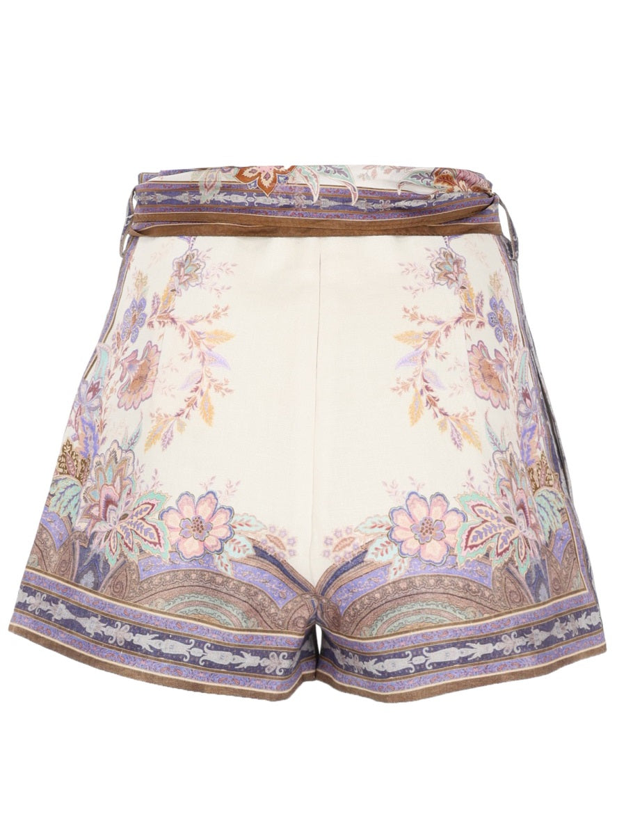 Zimmermann Women Shorts Con Foulard "Luna"