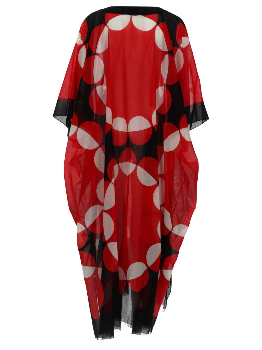 Dries Van Noten Women Caftano "Cartland" Con Stampa