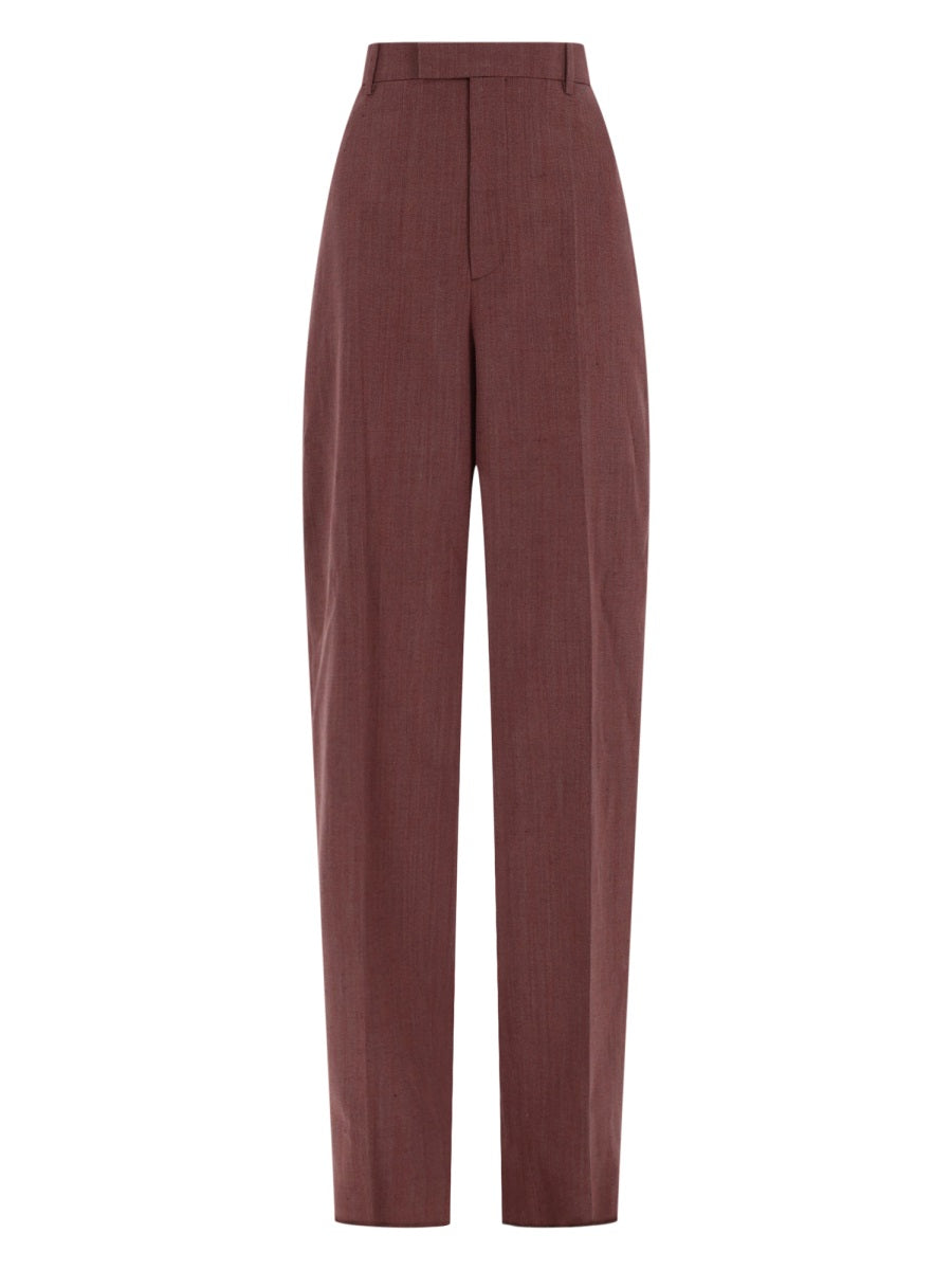 Bottega Veneta Women Wool And Linen Pants