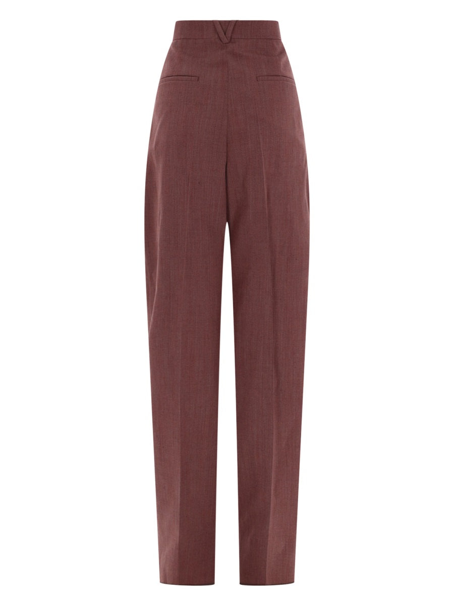 Bottega Veneta Women Wool And Linen Pants