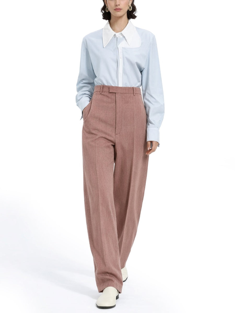 Bottega Veneta Women Wool And Linen Pants