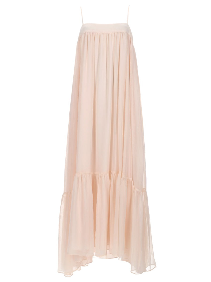 Rotate Women Abito Midi In Chiffon